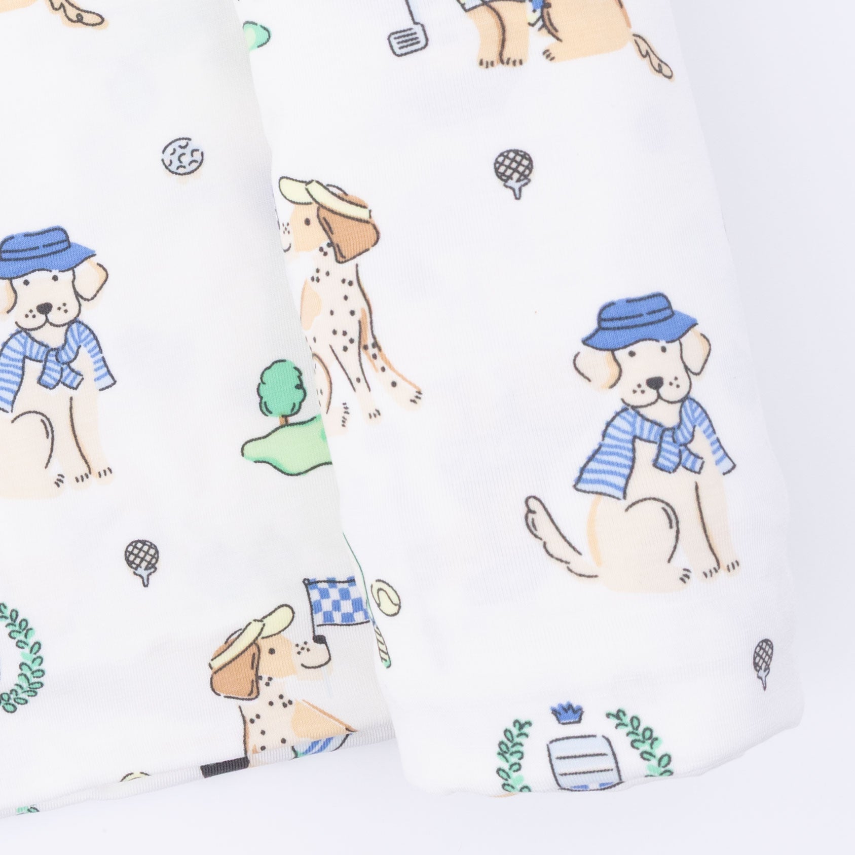 Country Club Dogs Pink - Swaddle Blanket