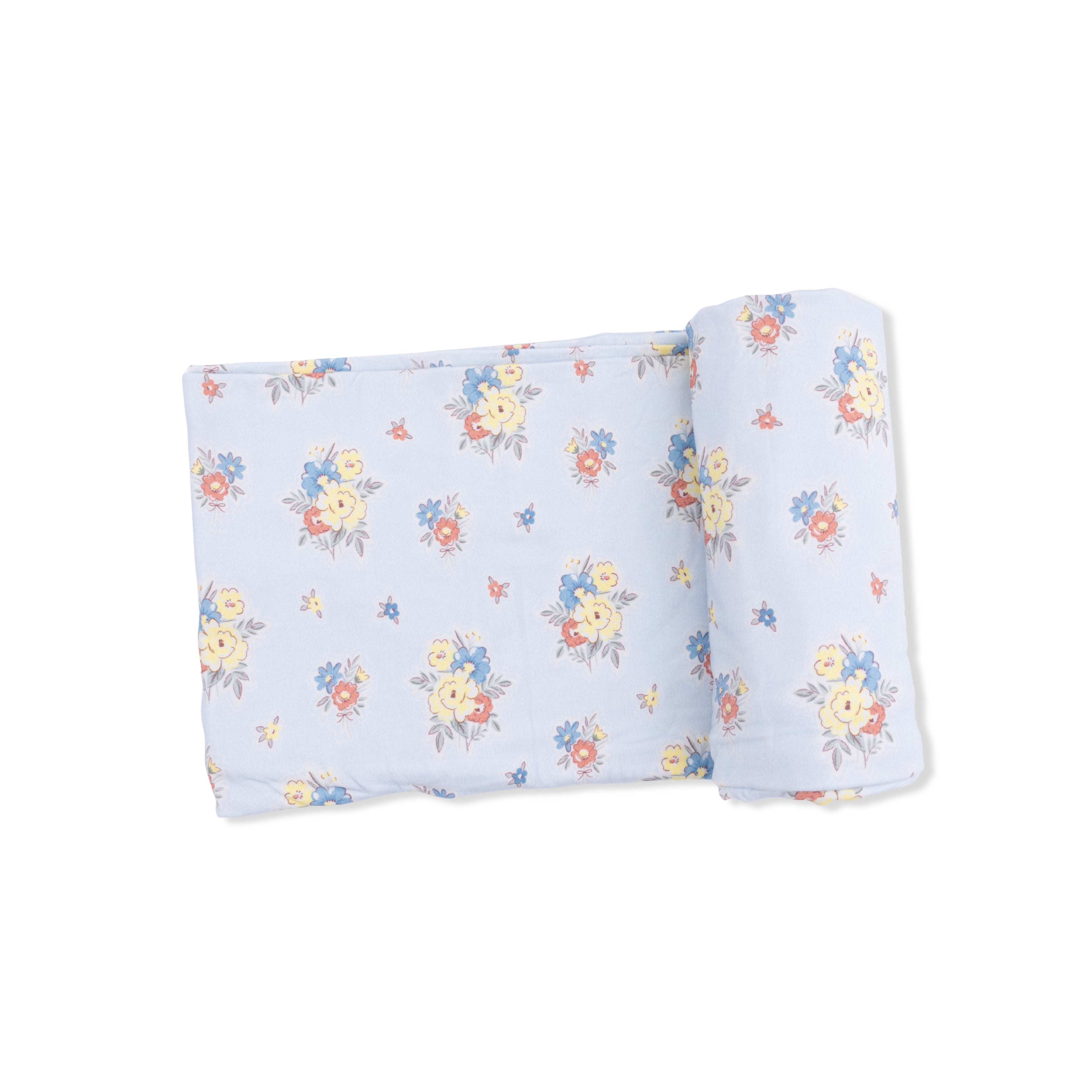 Country Stitch Floral - Swaddle Blanket