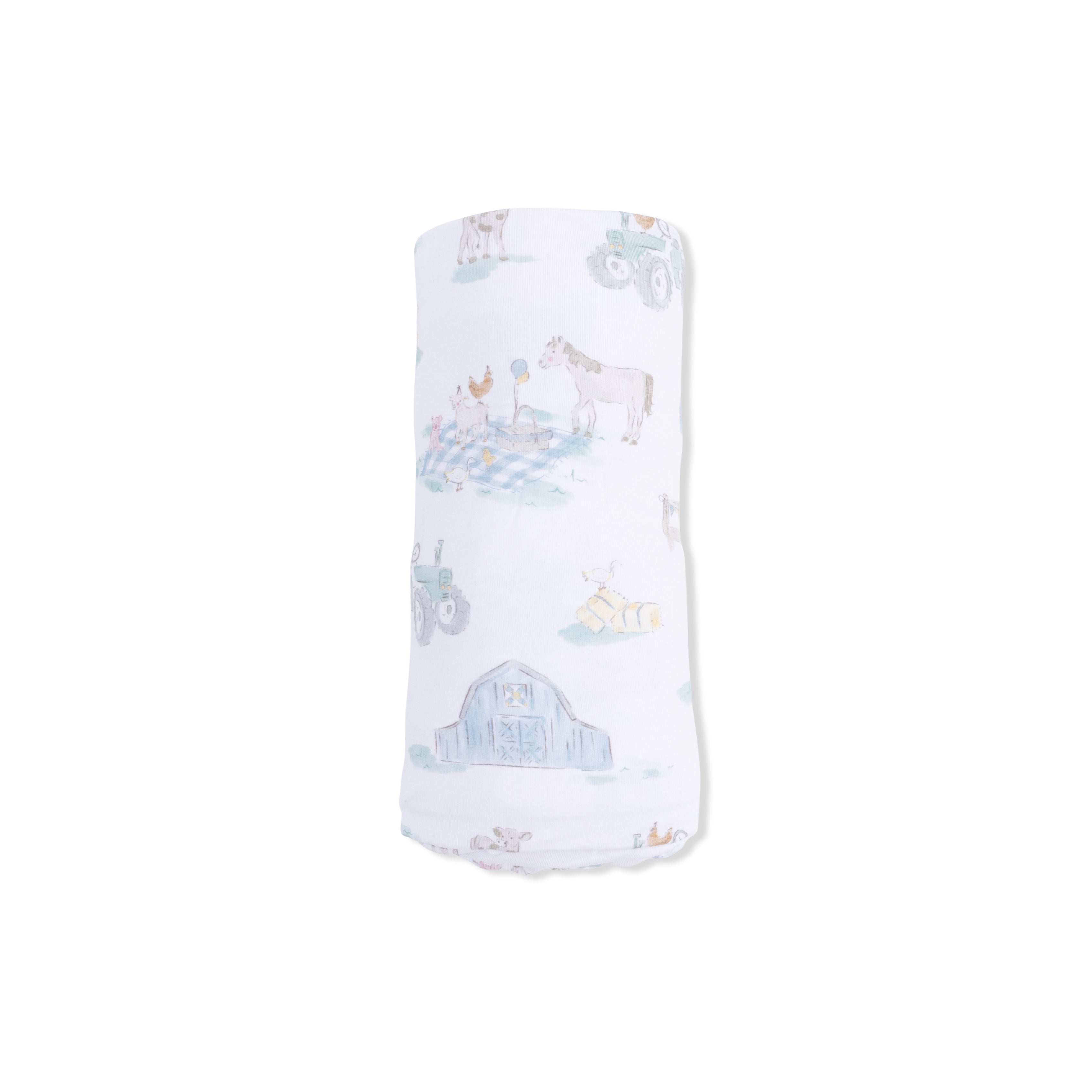 Farm Animal Party - Swaddle Blanket