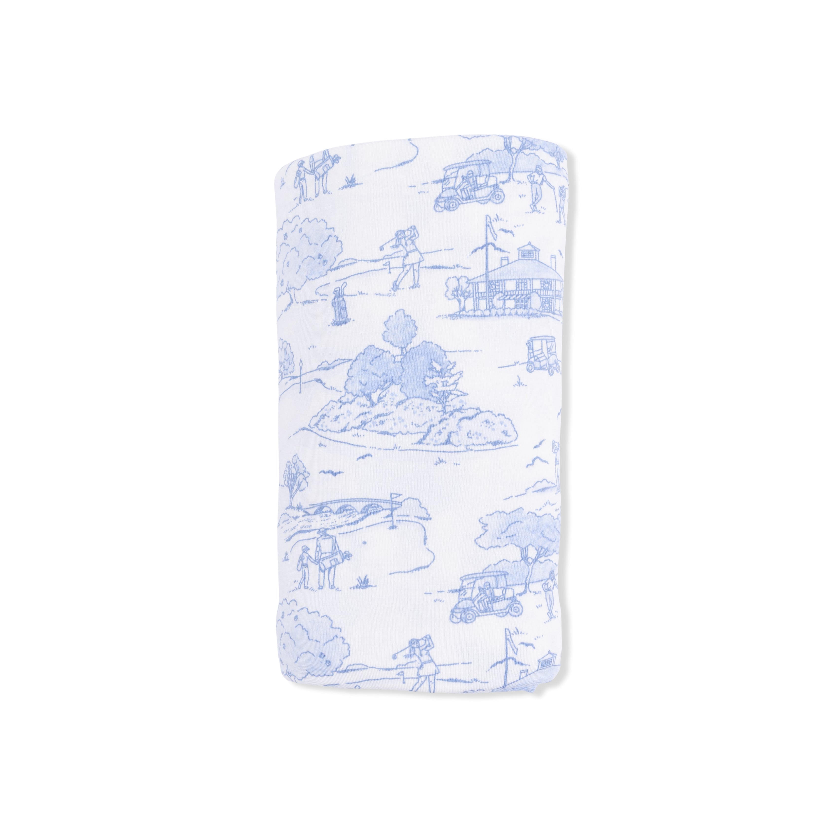 Golf Toile - Swaddle Blanket