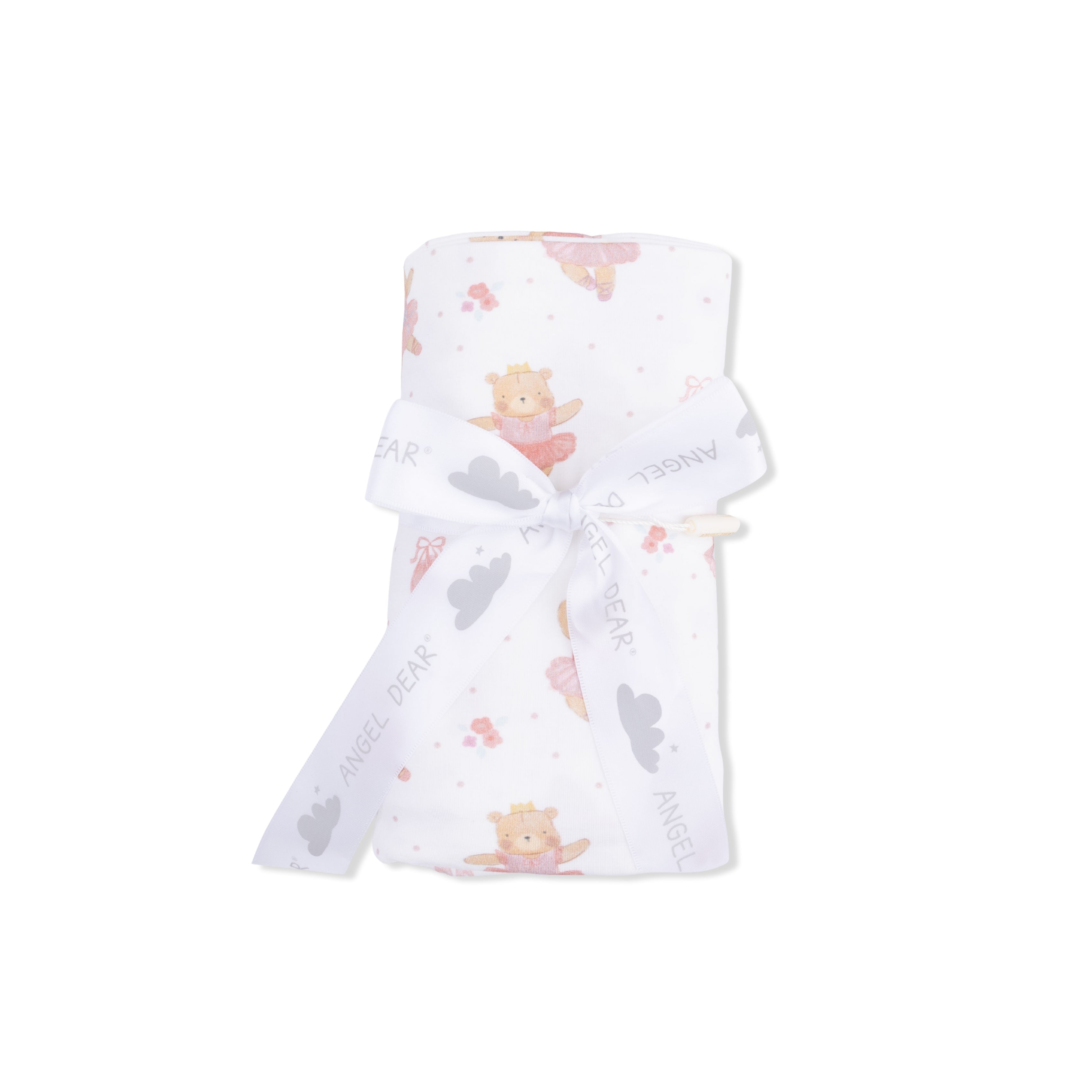 Teddy Bear Ballerina - Swaddle Blanket