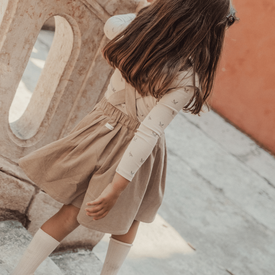 The Corduroy Dress - Beige