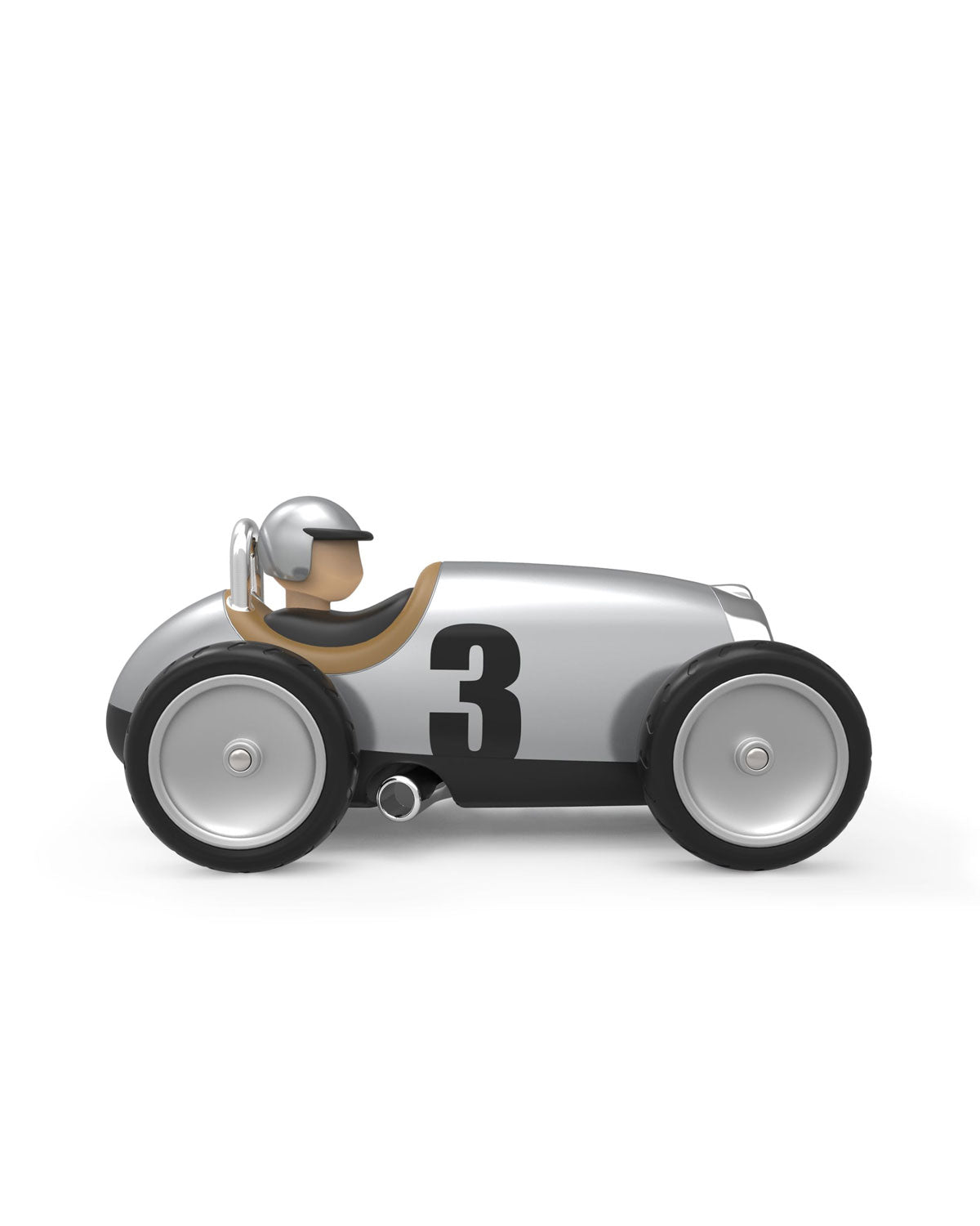Car Racing Car Silver