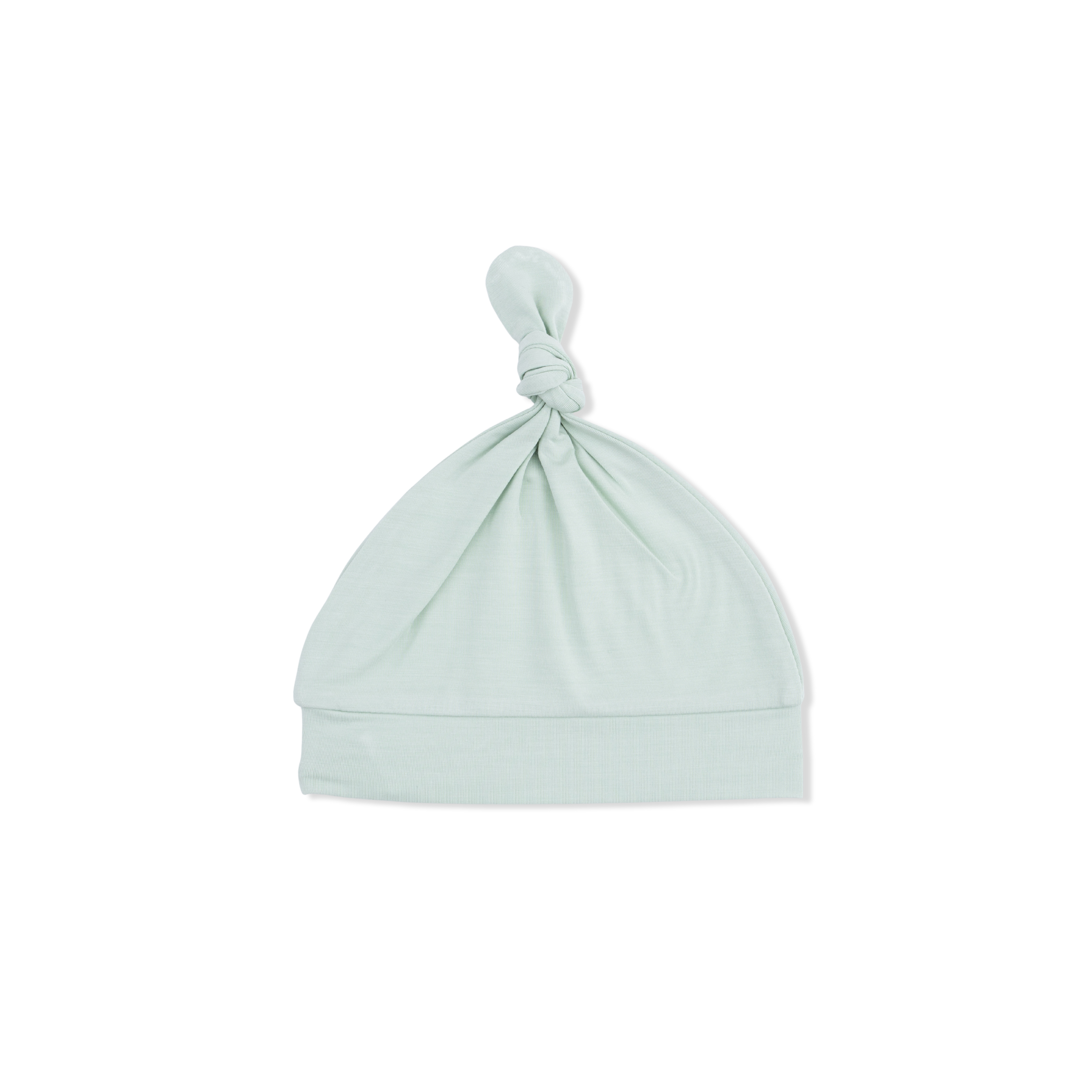 Solid Cameo Green - Knotted Hat