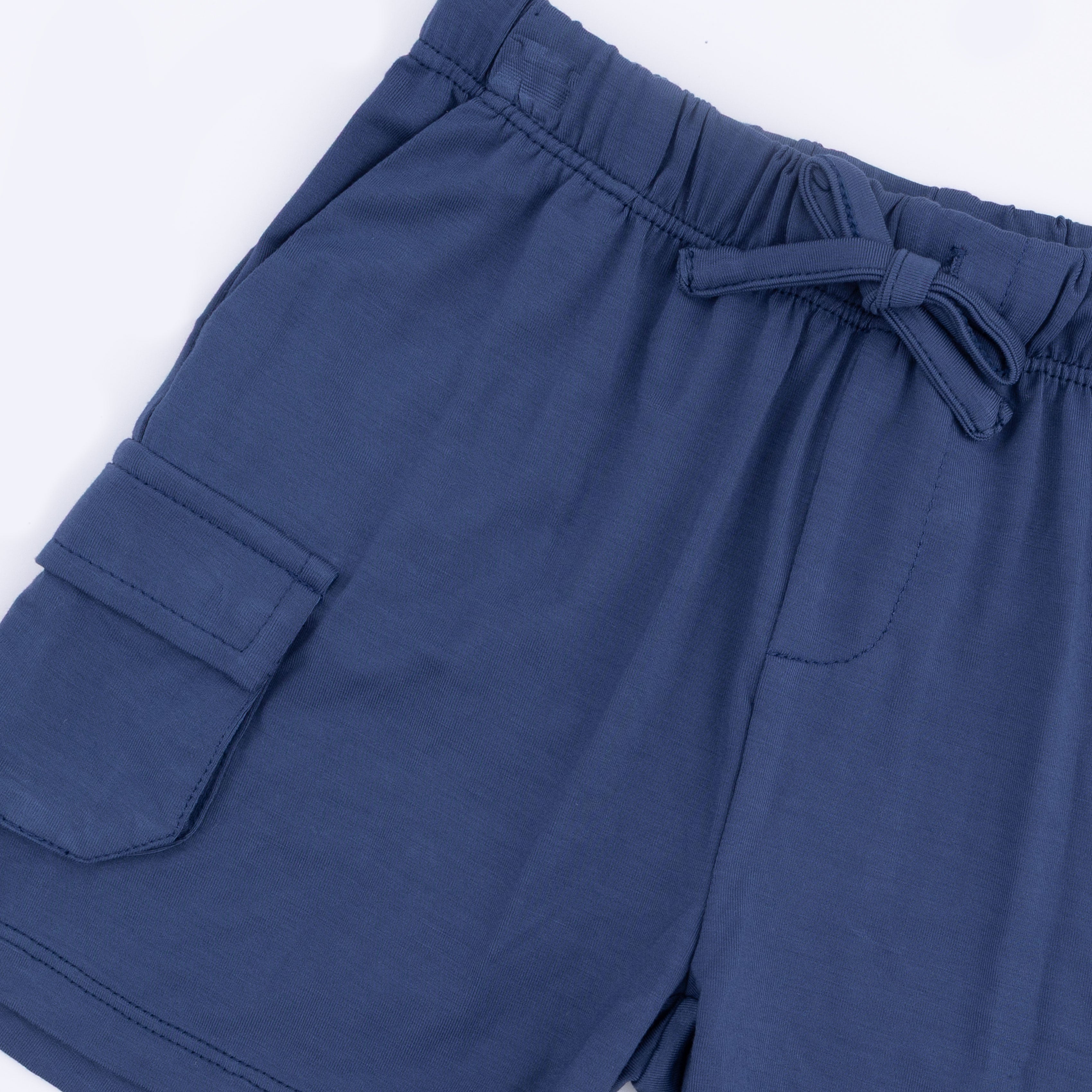 Soccer Balls Playing Soccer Blue - Crew Neck Tee With Cargo Short