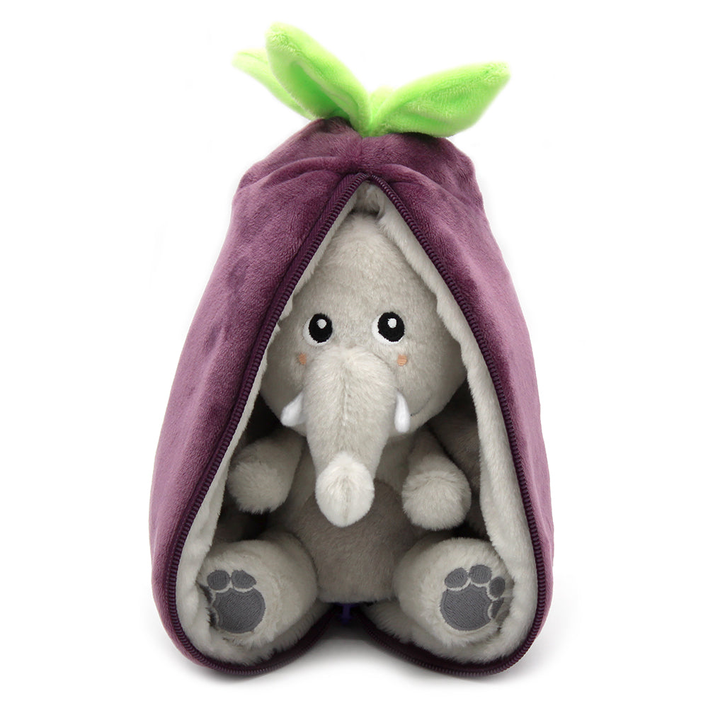 Velvet The Elephant/eggplant - Flipetz