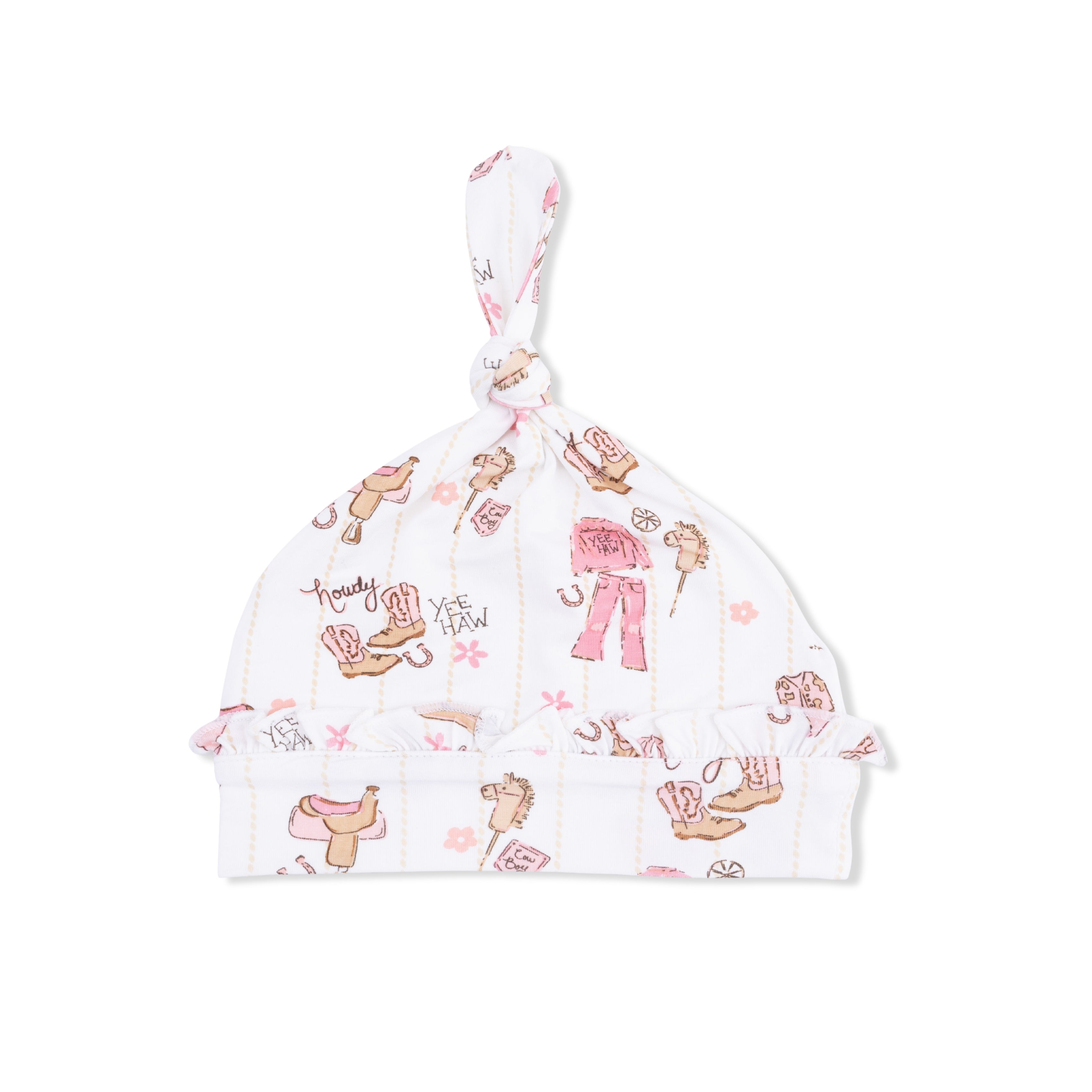 Cowgirl Nursery - Ruffle Knotted Hat