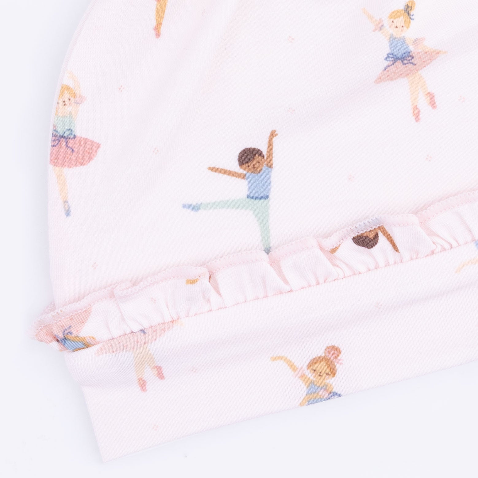 Petite Ballet - Kimono Gown & Ruffle Knotted Hat