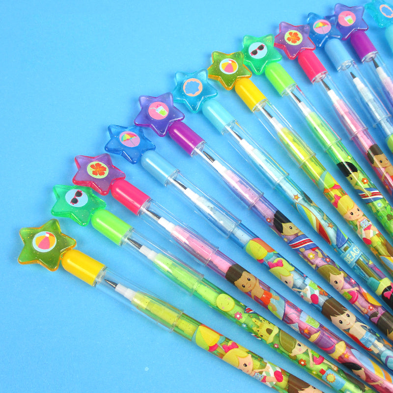 Summer Surfer Beach Multi Point Pencils