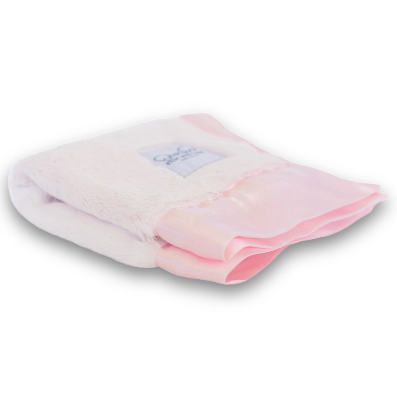 Luxury Satin Border Lovey - Pink