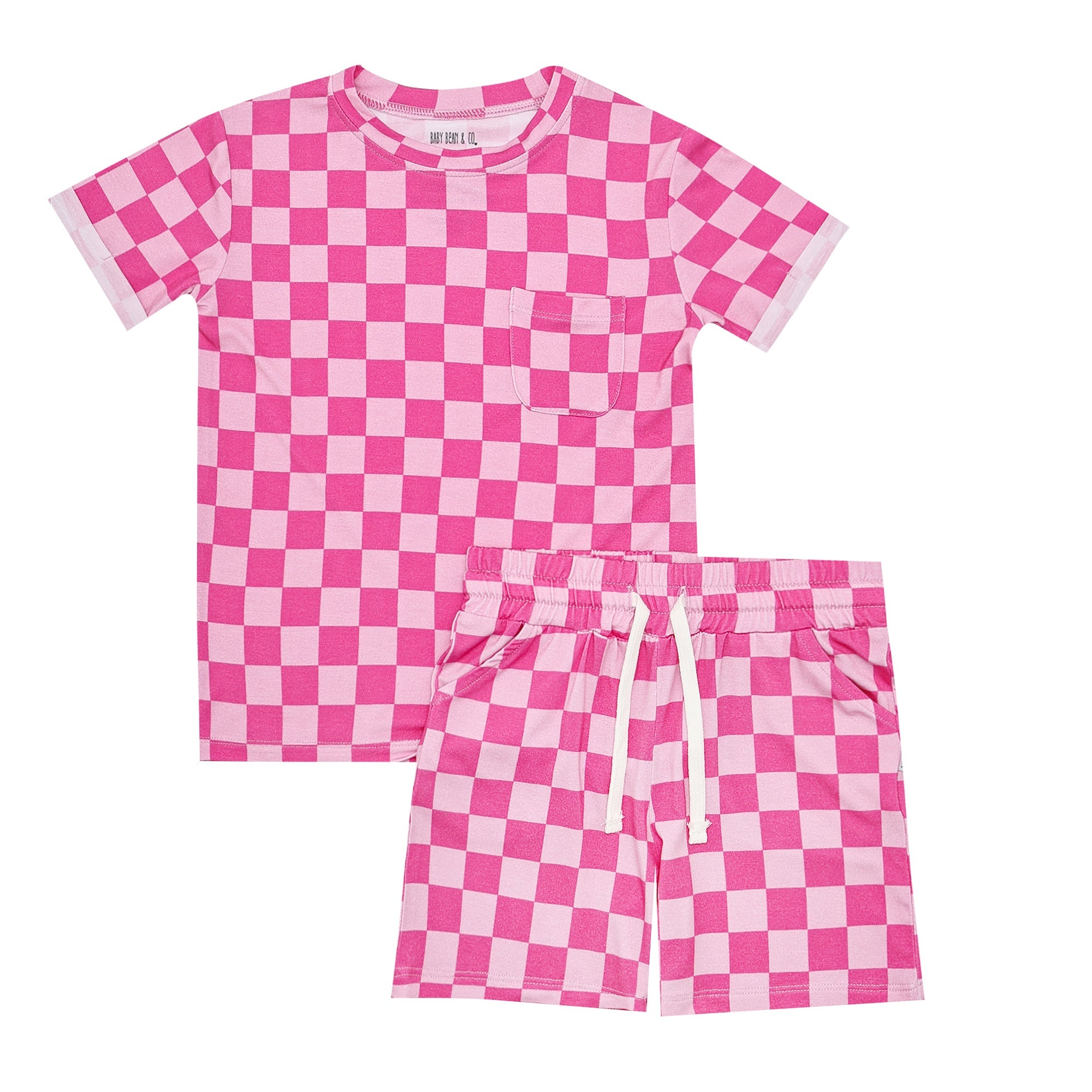 Pretty In Chex Short Set