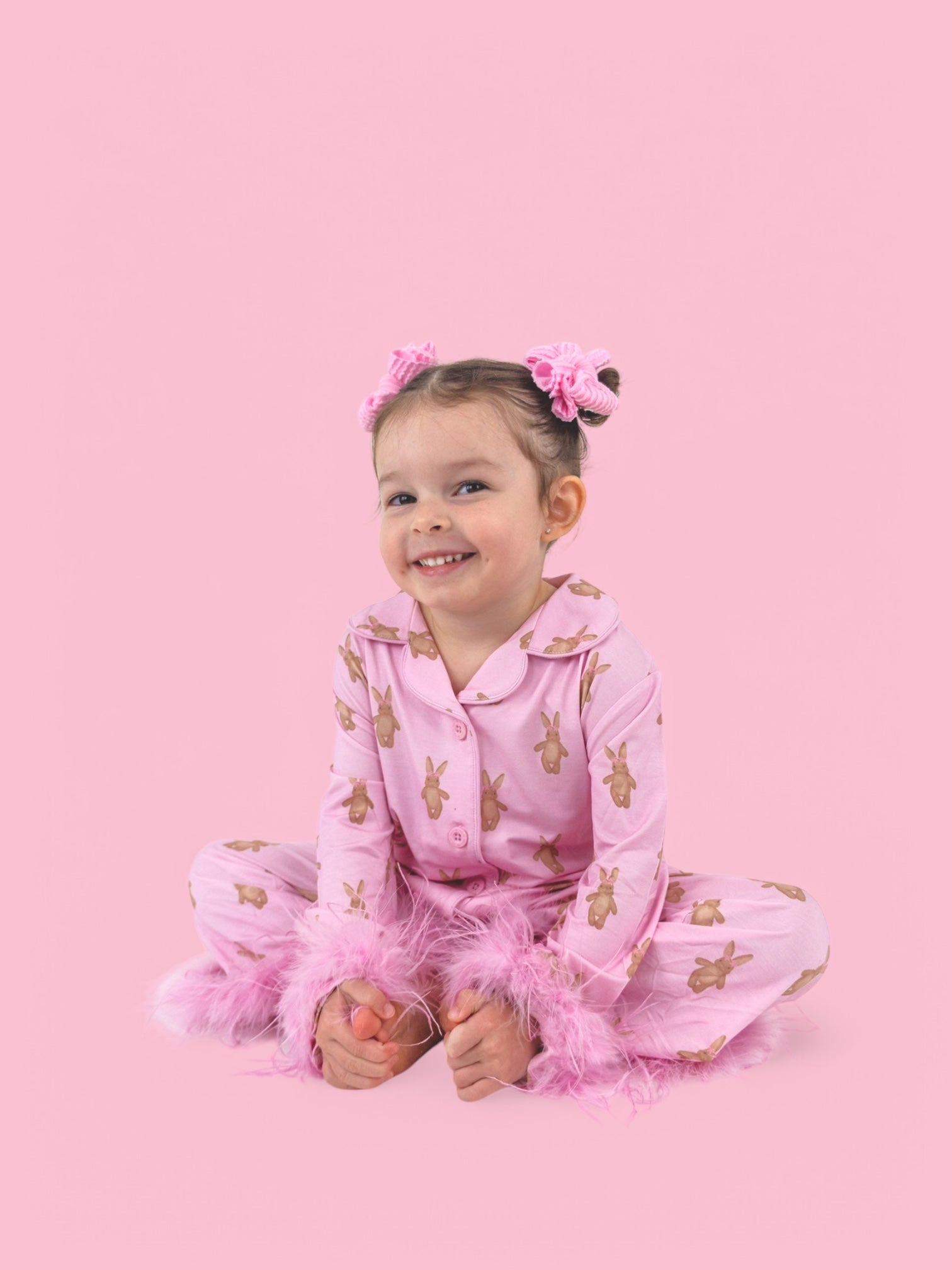 Blushin' Bunnies Girl's Flare Feathered Dream Set