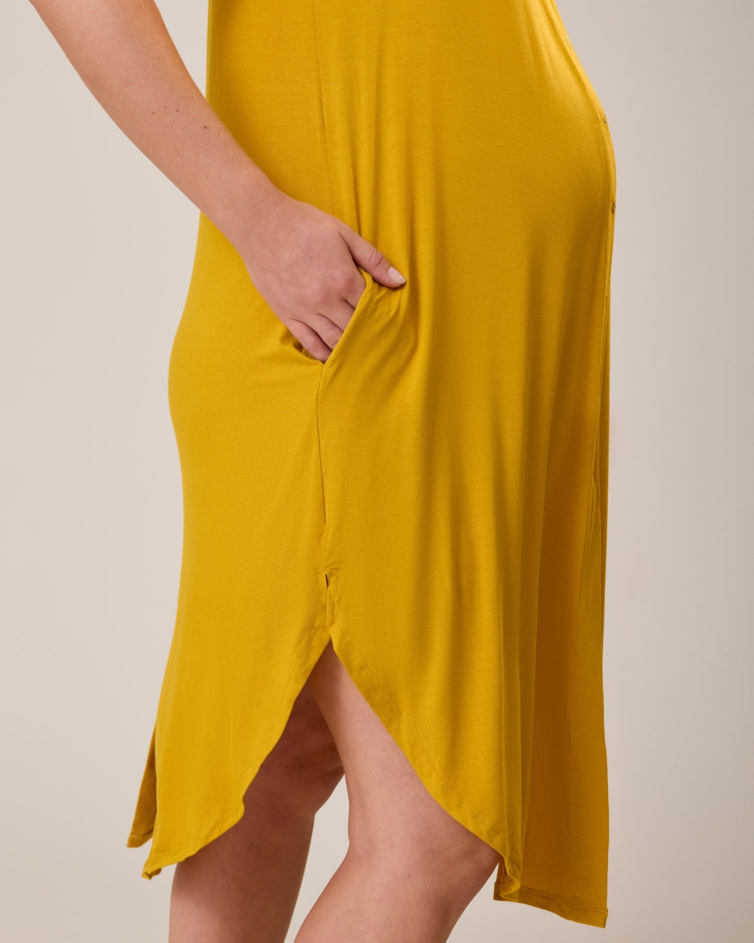 Ruffle Strap Labor & Delivery Gown | Honey