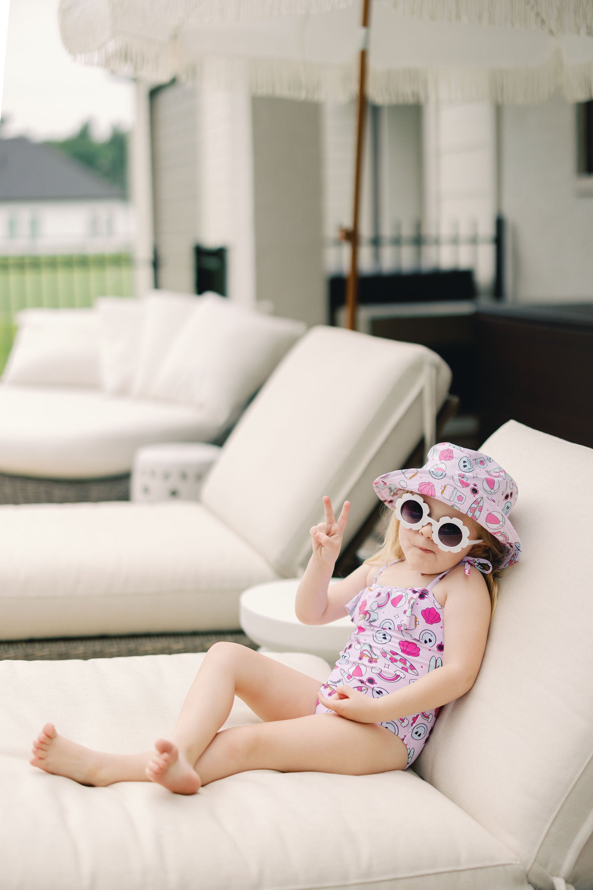 Exclusive Beachin’ It With Brynnleigh Dream Spaghetti One Piece Swim Suit