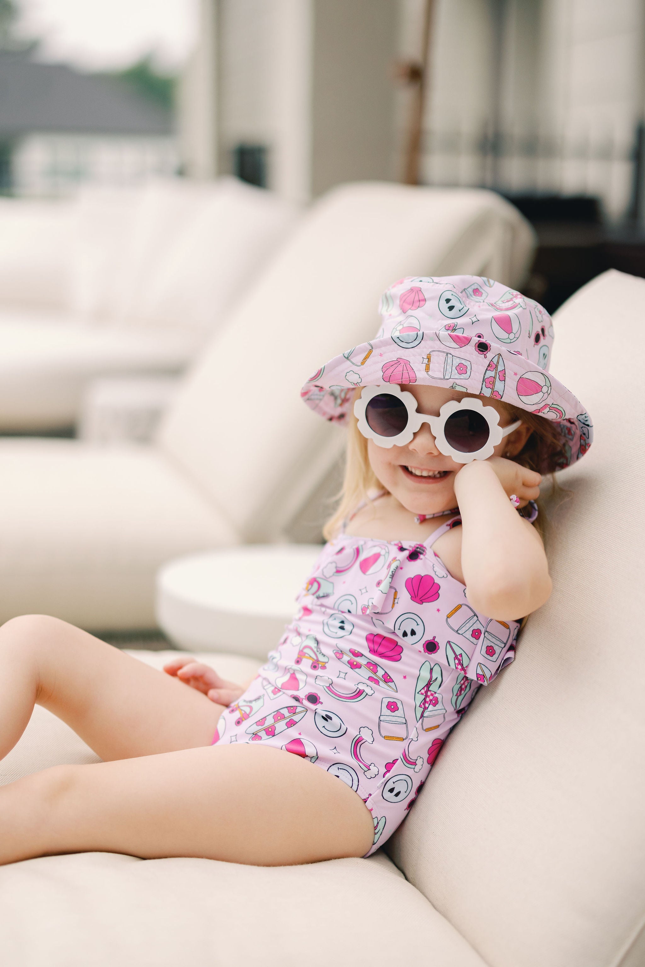 Exclusive Beachin’ It With Brynnleigh Dream Spaghetti One Piece Swim Suit