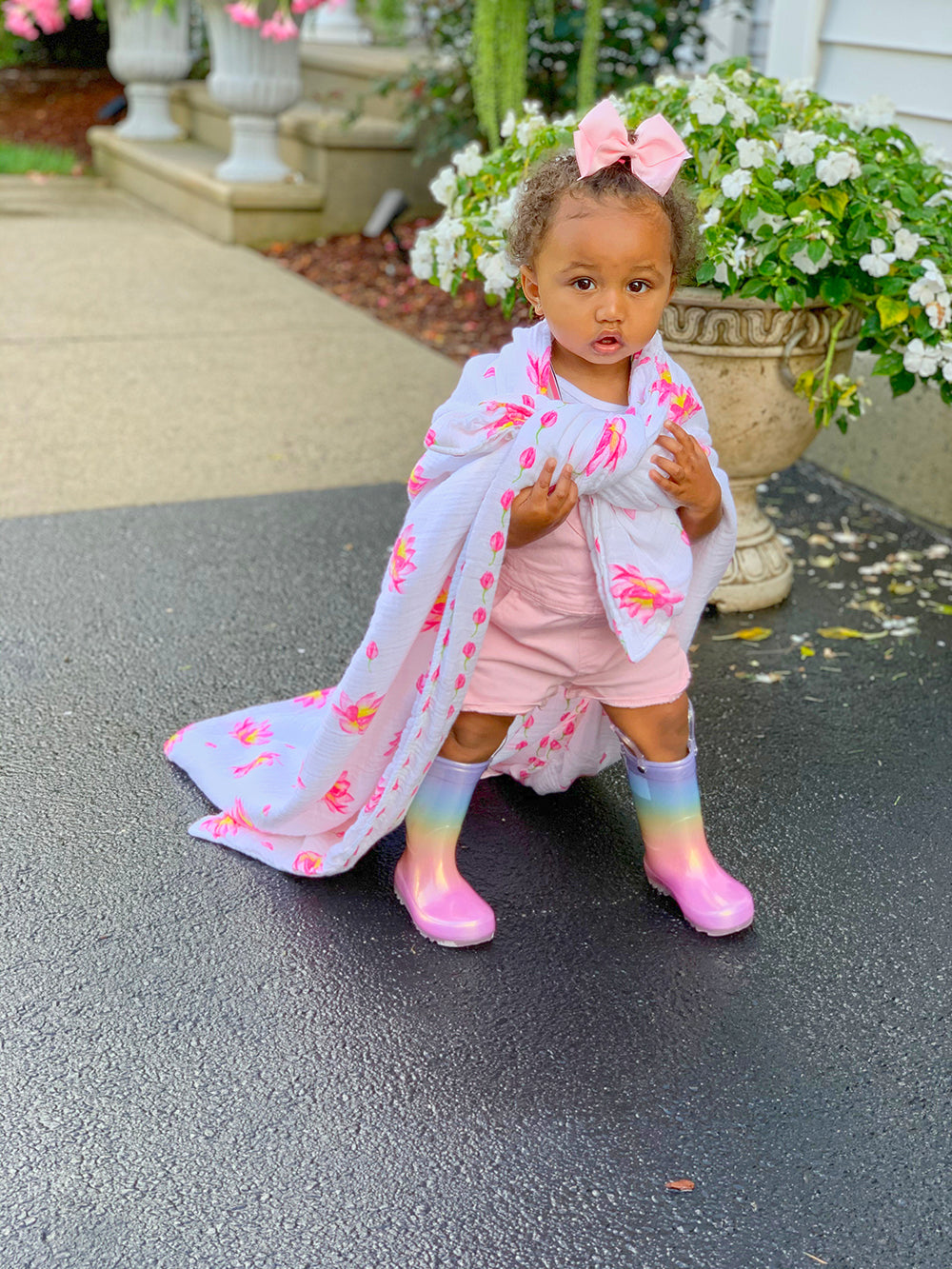 ORGANIC SNUG BLANKET - LOTUS