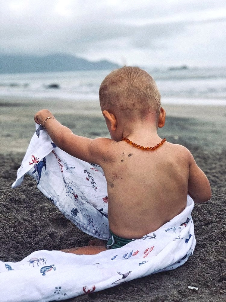 ORGANIC SNUG BLANKET - SARDINIAN SUMMER