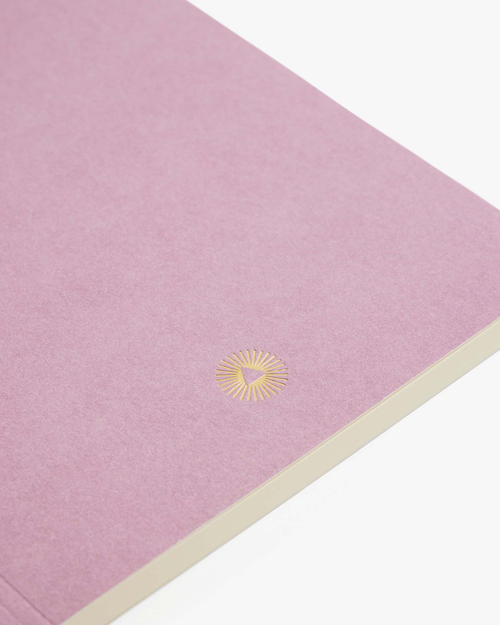 Essential notebook by Intelligent Change created with bespoke paper and made in Germany, Lined long-form journaling notebook with dated pages. Pink