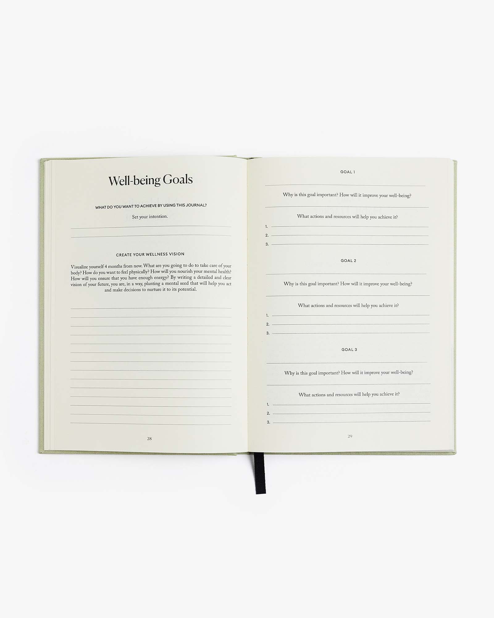 The Five Minute Journal Fit Edition gratitude journal and fitness tracker, habit tracker, planner