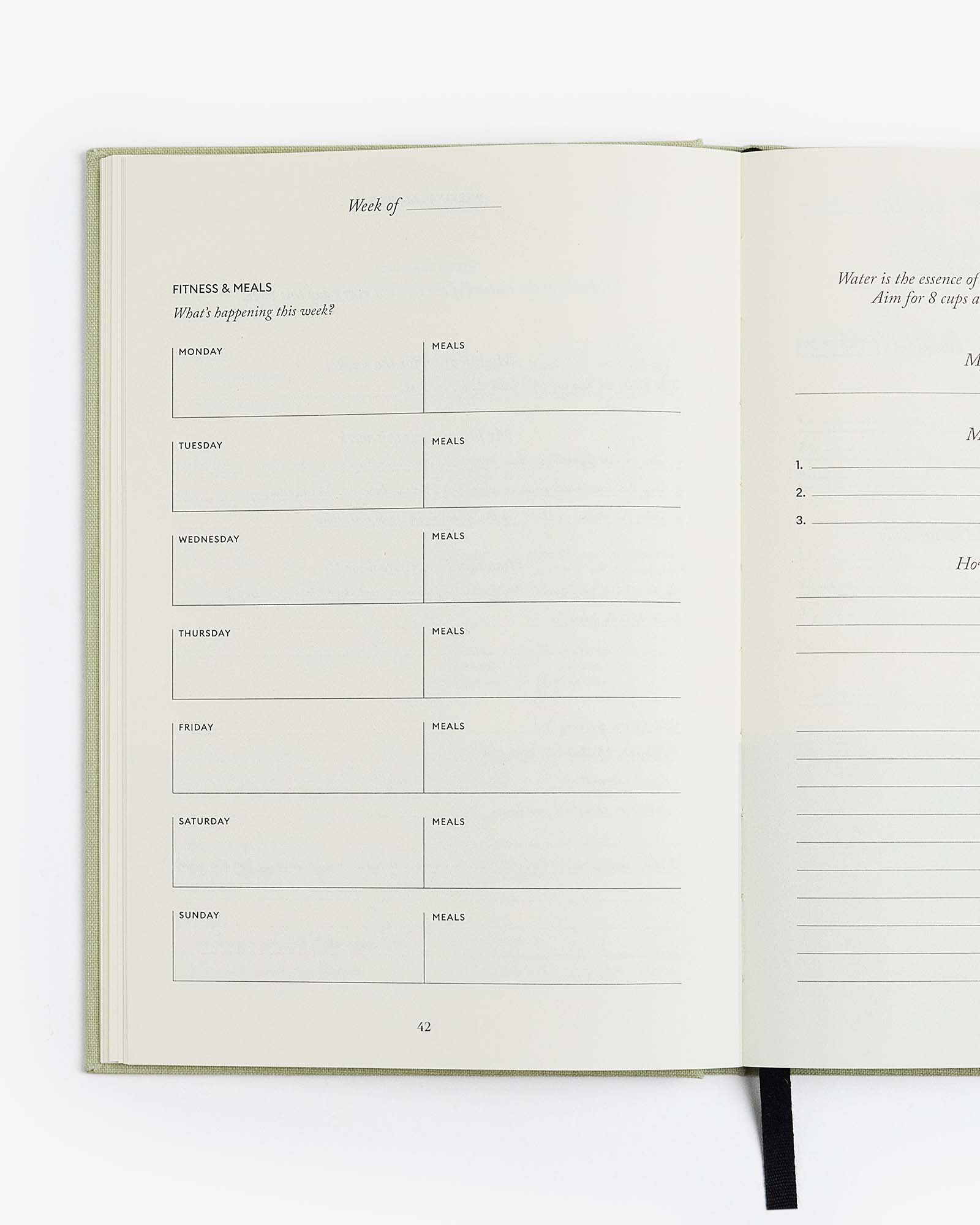 The Five Minute Journal Fit Edition gratitude journal and fitness tracker, habit tracker, planner