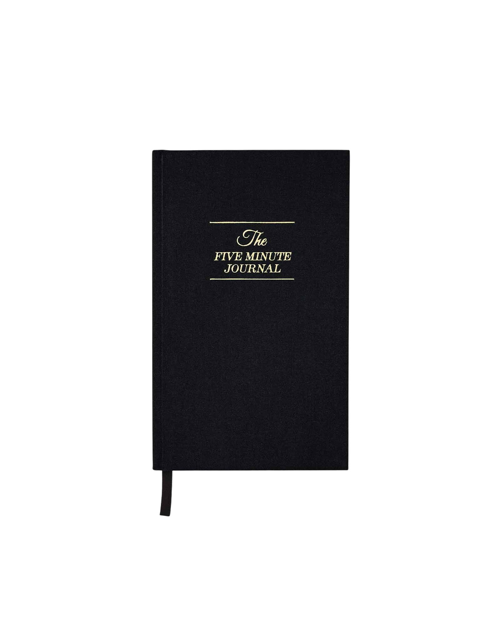 The Five Minute Journal Gratitude Journal by Intelligent Change - Bold Black– 5-minute journal - 5 minute gratitude journal guided structure