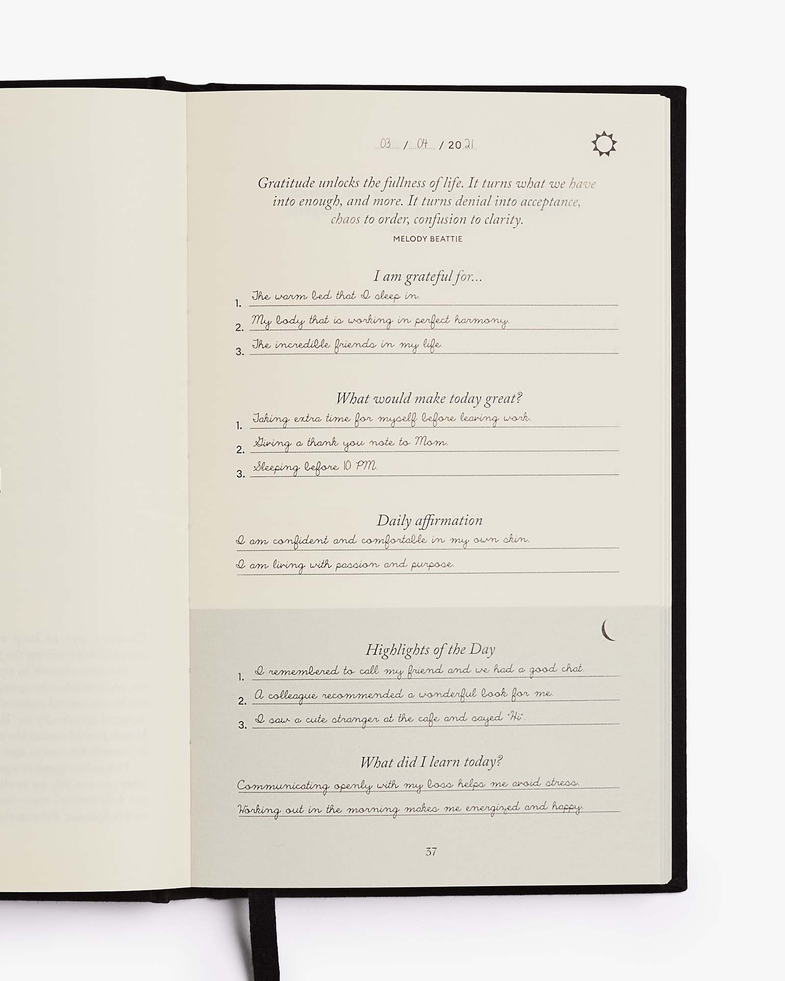 Grateful Workflow Daily Bundle - Bold Black by Intelligent Change