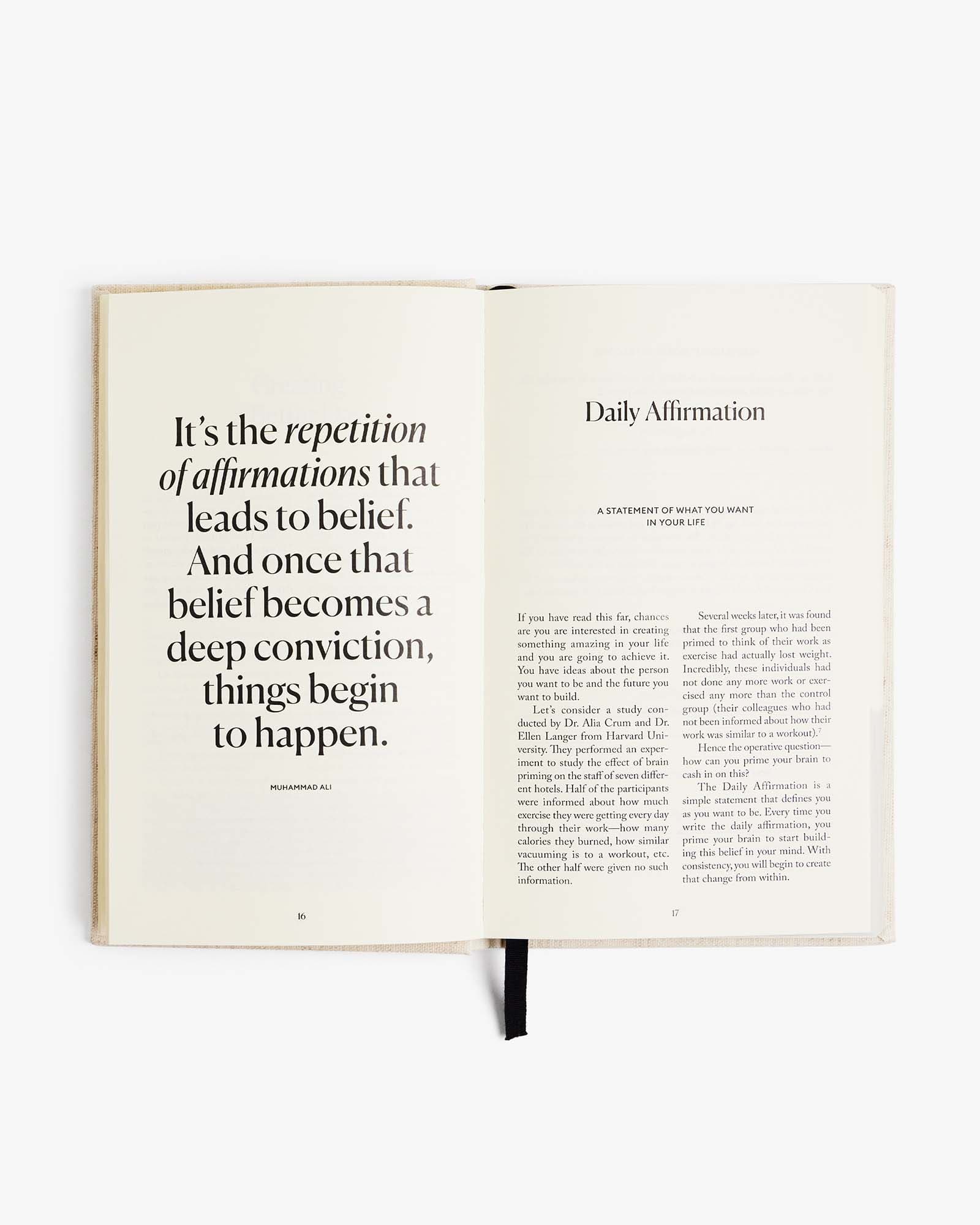 The Five Minute Journal Gratitude Journal by Intelligent Change - Original Linen