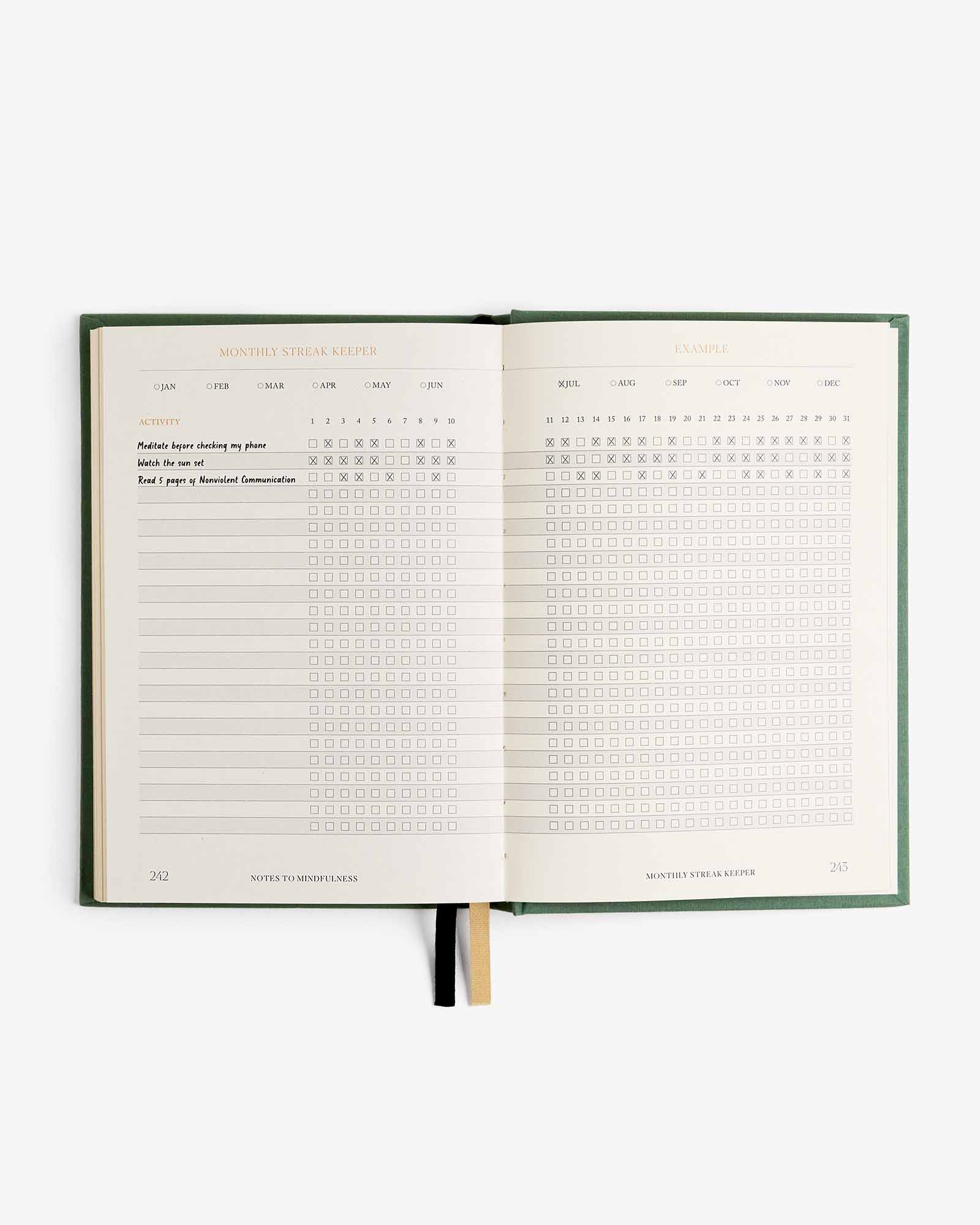 Notes to mindfulness journal for self-awareness, self-reflection, and mindfulness. In collaboration with Intelligent Change and Chelsea Kauai. Guided gratitude journal.