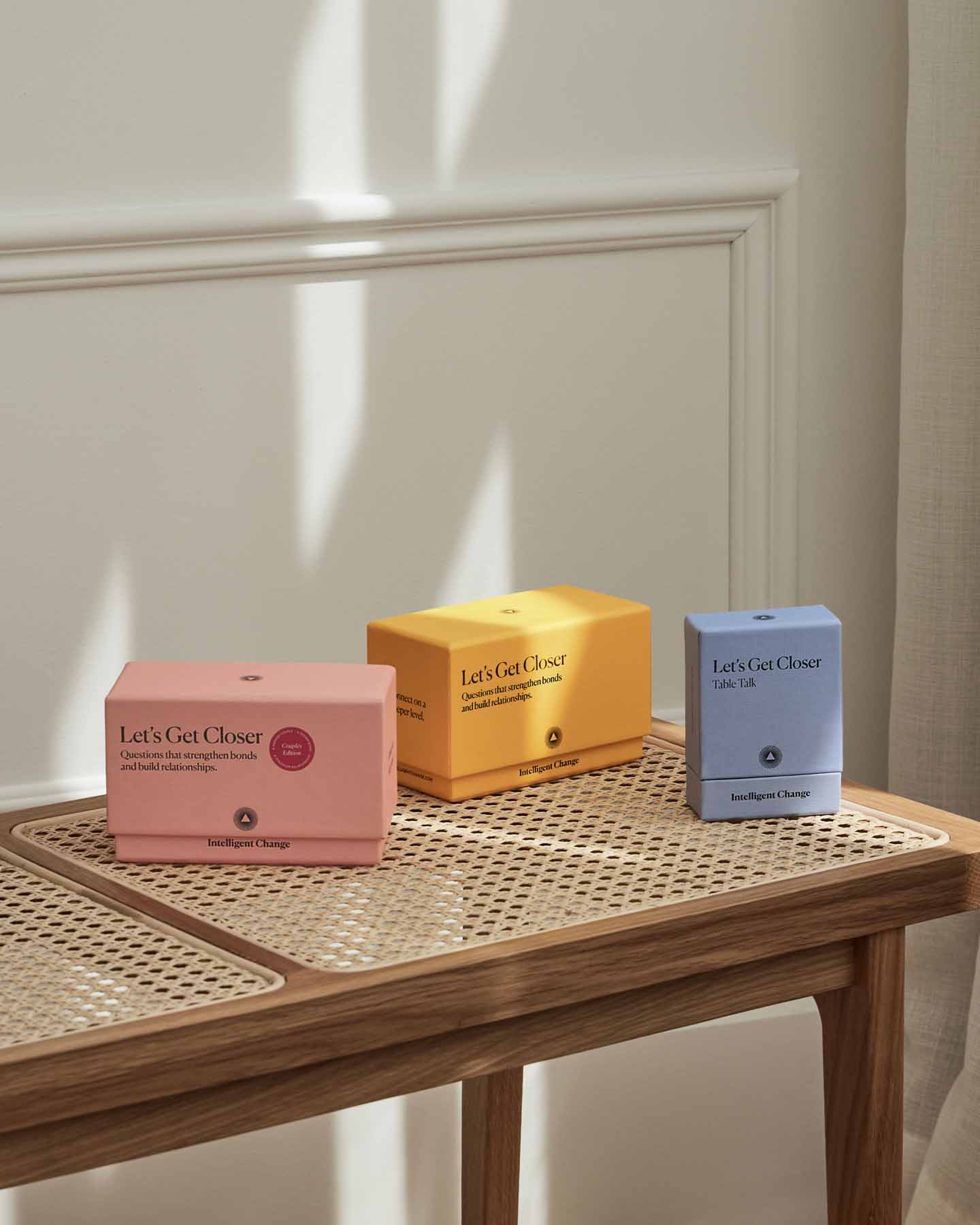 Let's Get Closer conversation cards to strengthen bonds and build relationships, dinner conversation card game, adult conversation cards