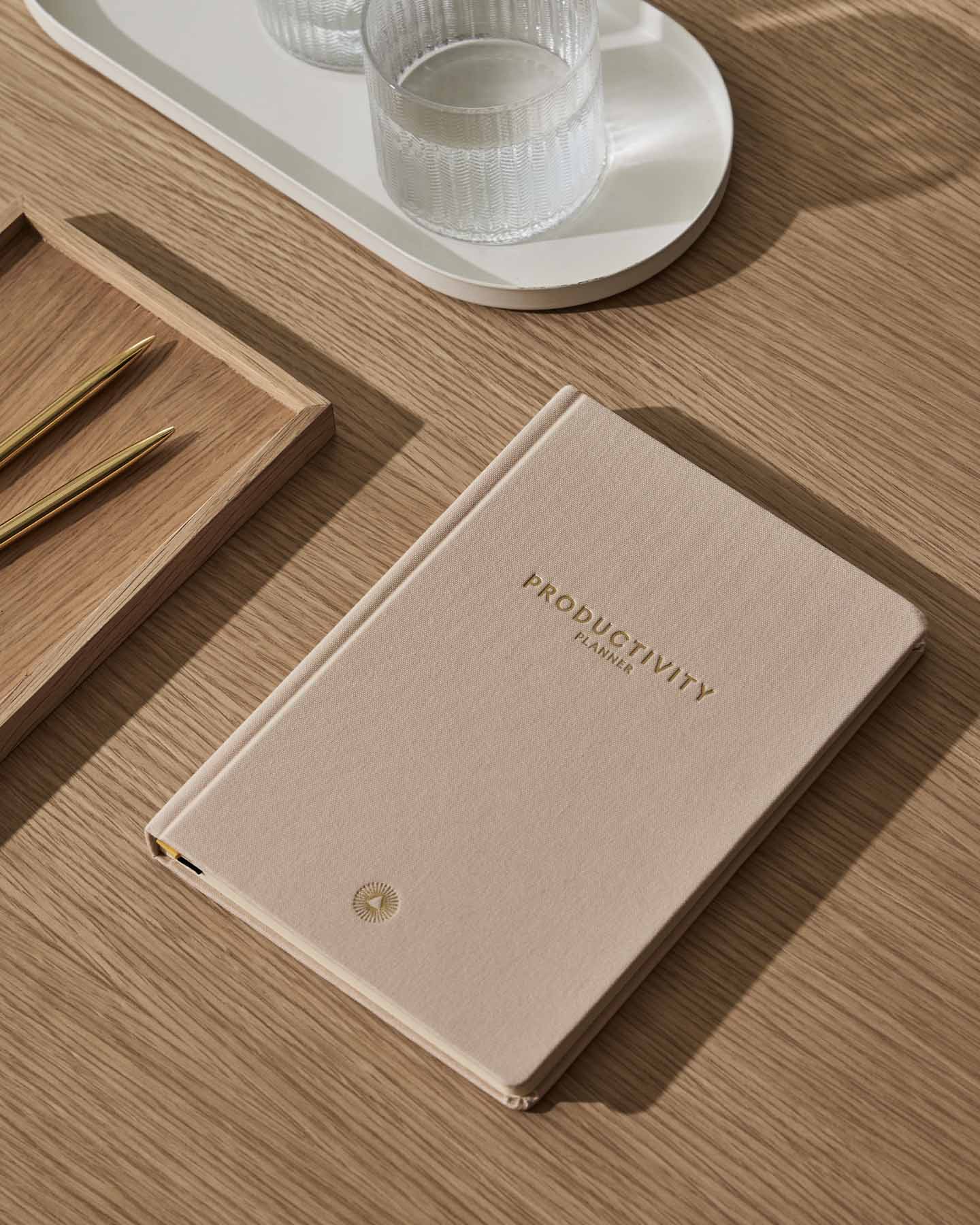 Productivity Planner Guided Structure Daily Planner to increase productivity stop procrastination and get more done in less time. Productivity journal - Beige
