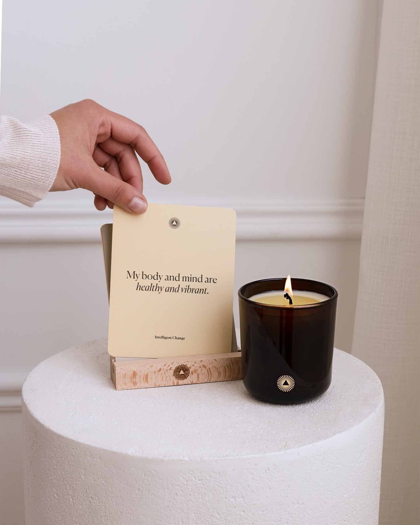 Grateful Pure Essential Oil Candle by Intelligent Change