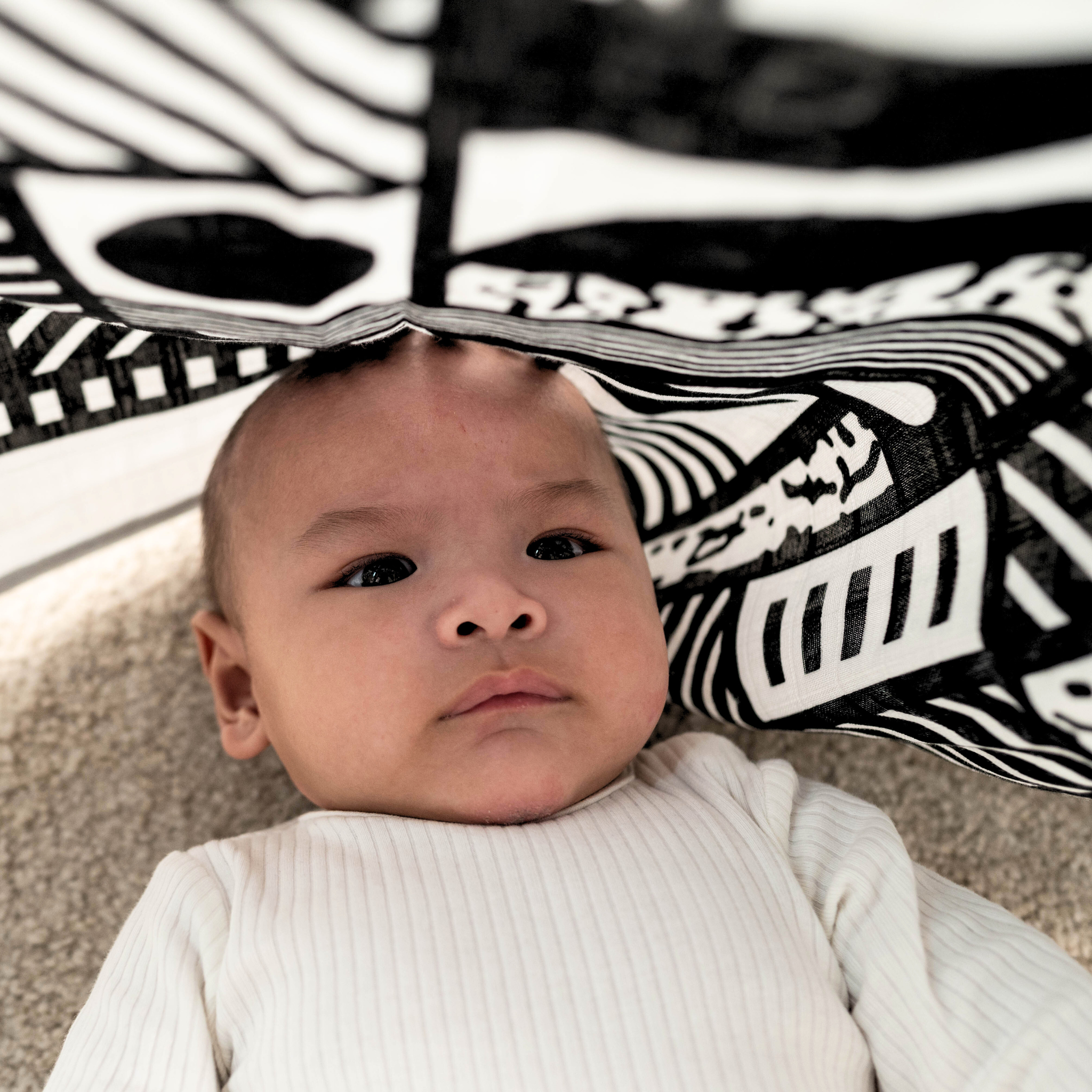 Etta Loves X Walala Studio 'mono' Muslin - For Newborn To 4 Months Old Babies