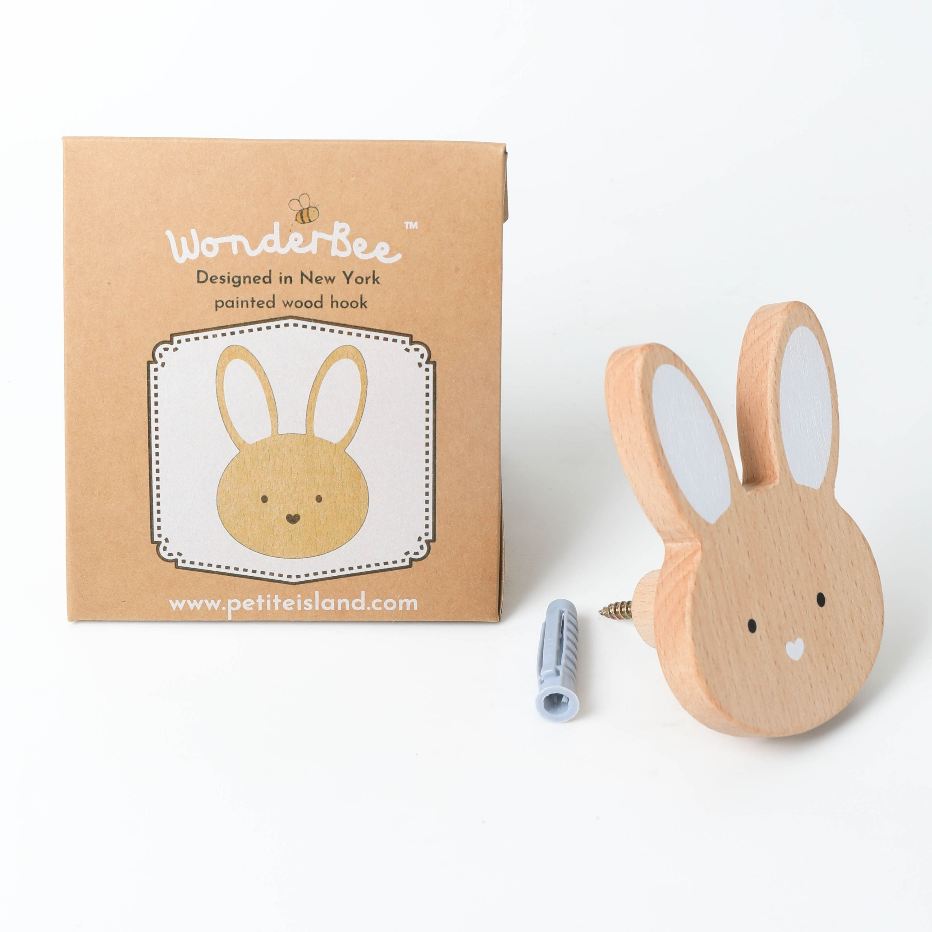 Wonderbee™ Rabbit Decorative Painted Wall Hook