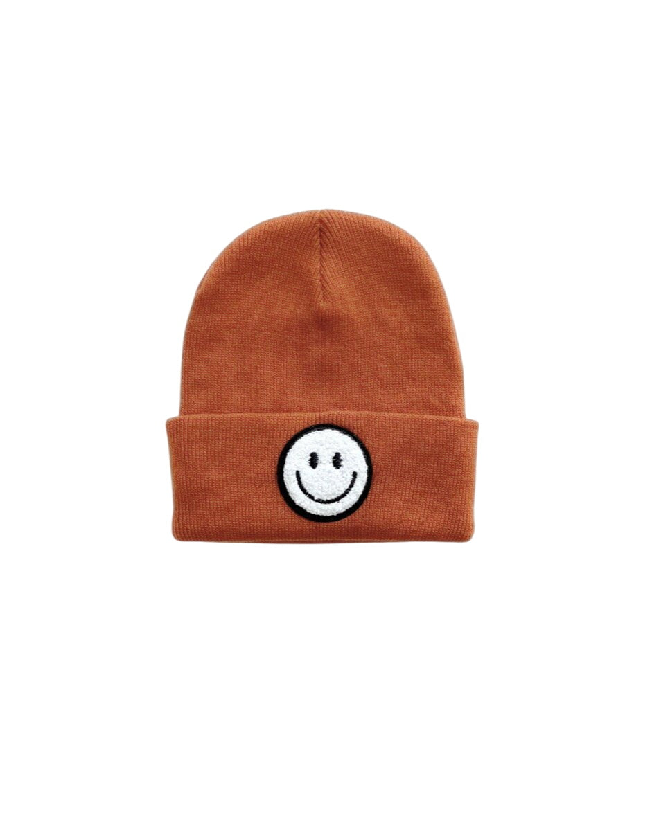 Smiley Beanie | Rust