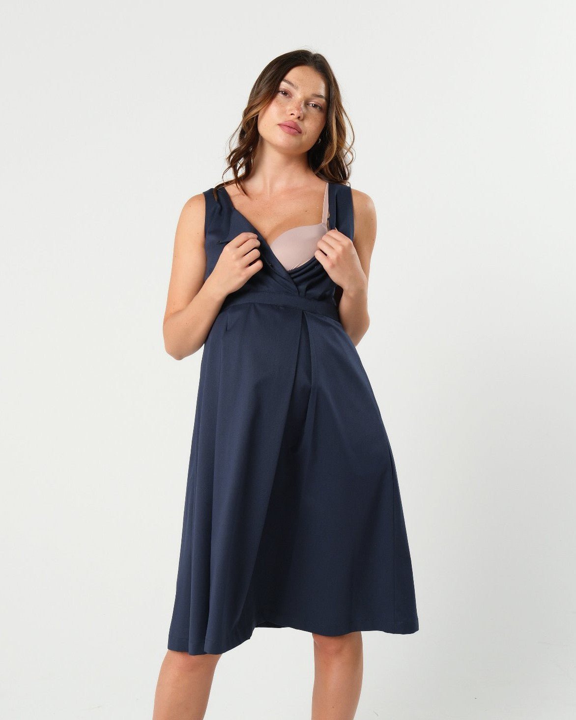 Into The Blue Maternity & Nursing Dress