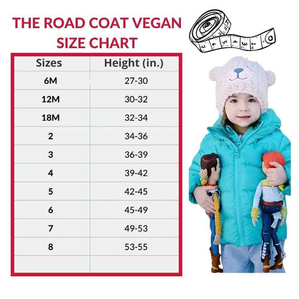 Car Seat Coat | The Road Coat Vegan - Aqua