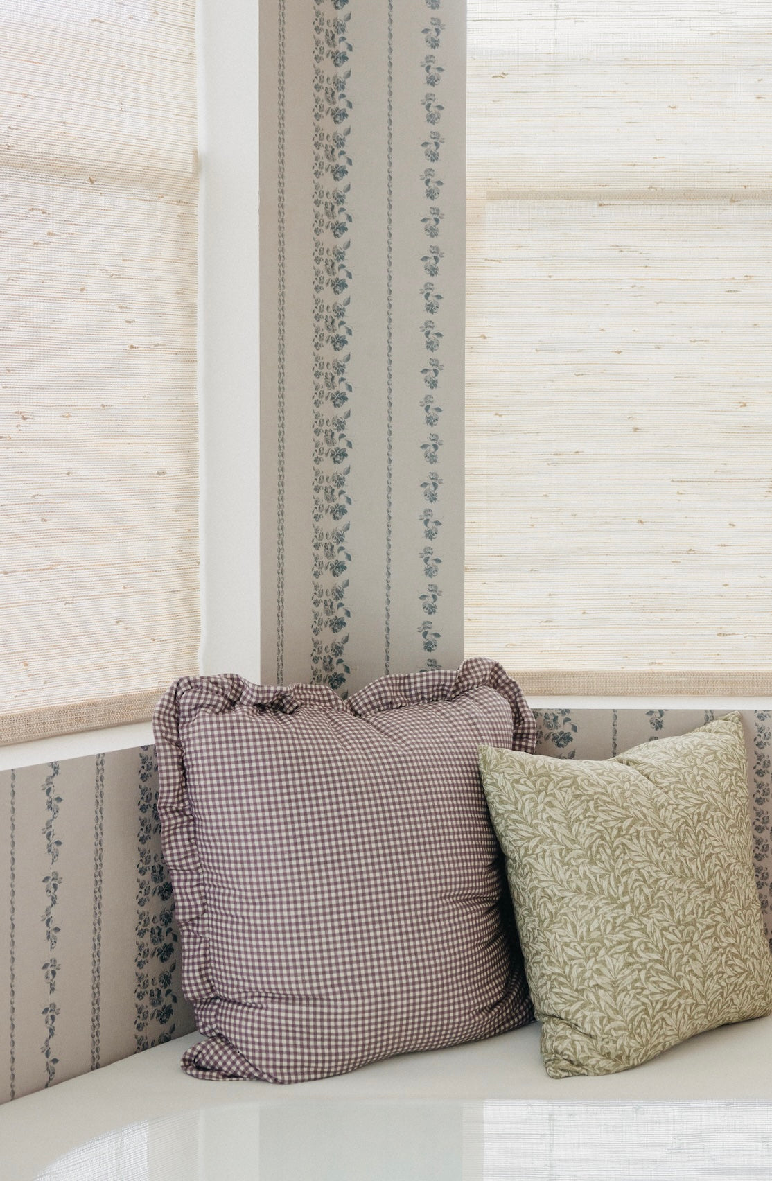 Roselle Stripe Wallpaper By Safari Natalia X Taddy Mikelaites