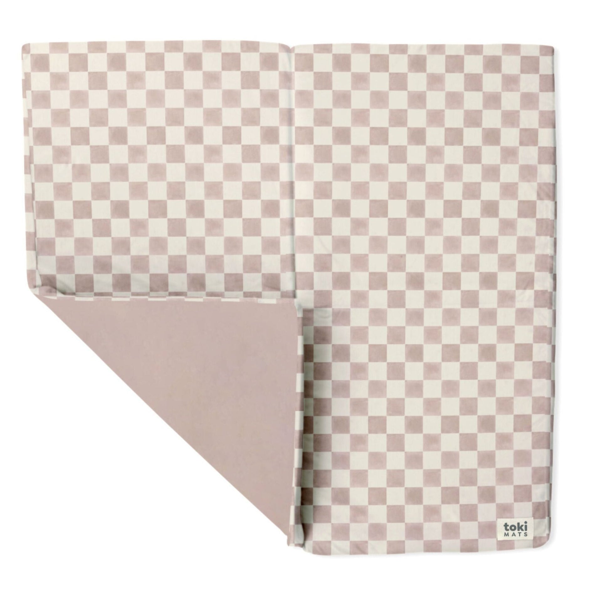 Checker Gumdrop Organic Cotton Mat