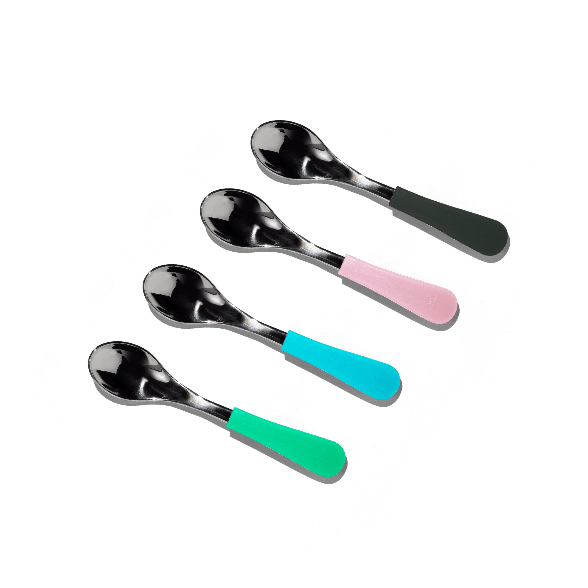 Avanchy Stainless Steel Baby Spoons 2 Pack. (Older Babies)