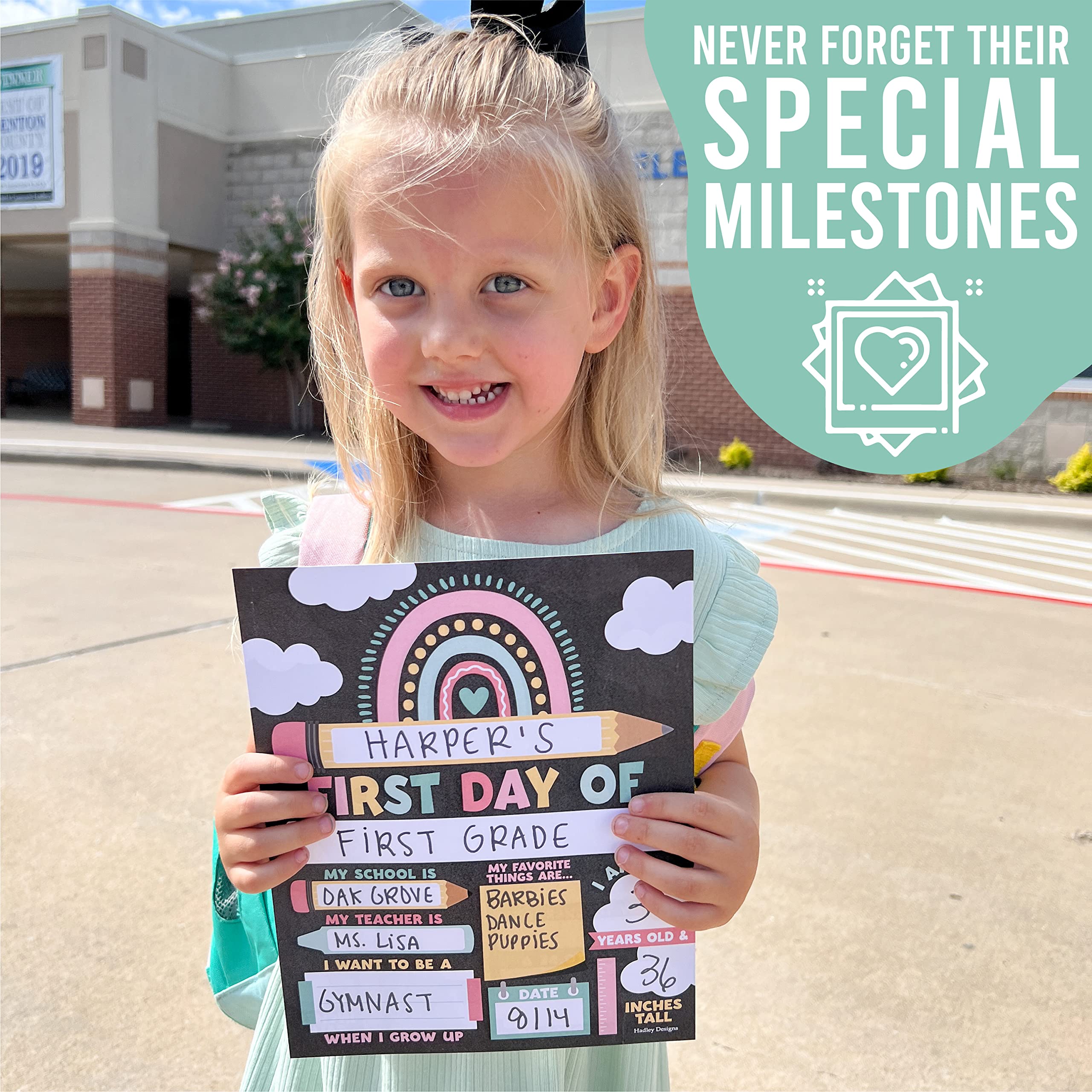 Back To School Signs: Boho 10 Pack