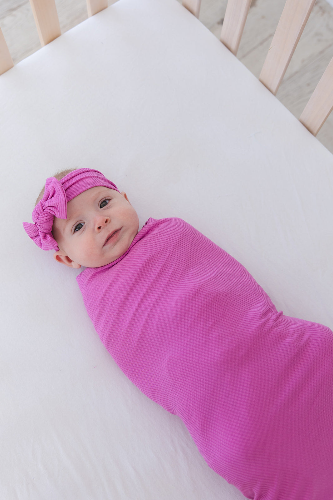 (solid, Ribbed) Rainbow Royal - Swaddle Set