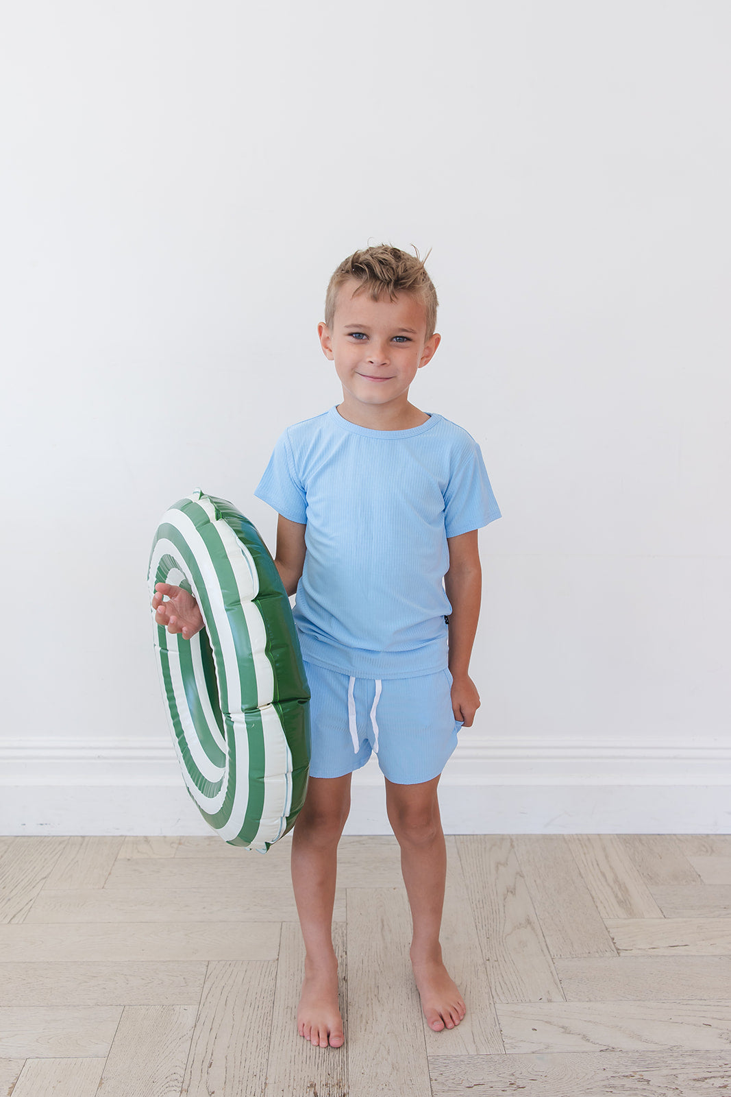 (solid, Ribbed) Neverland - Pocket Short Set