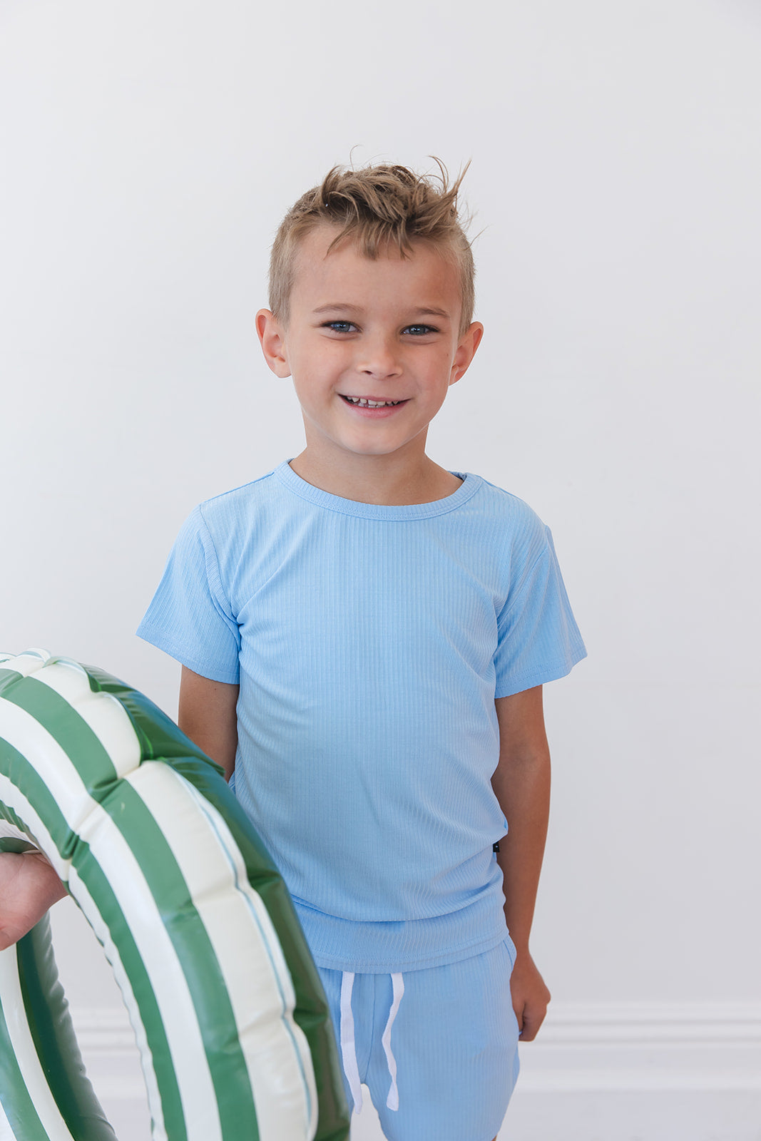 (solid, Ribbed) Neverland - Pocket Short Set
