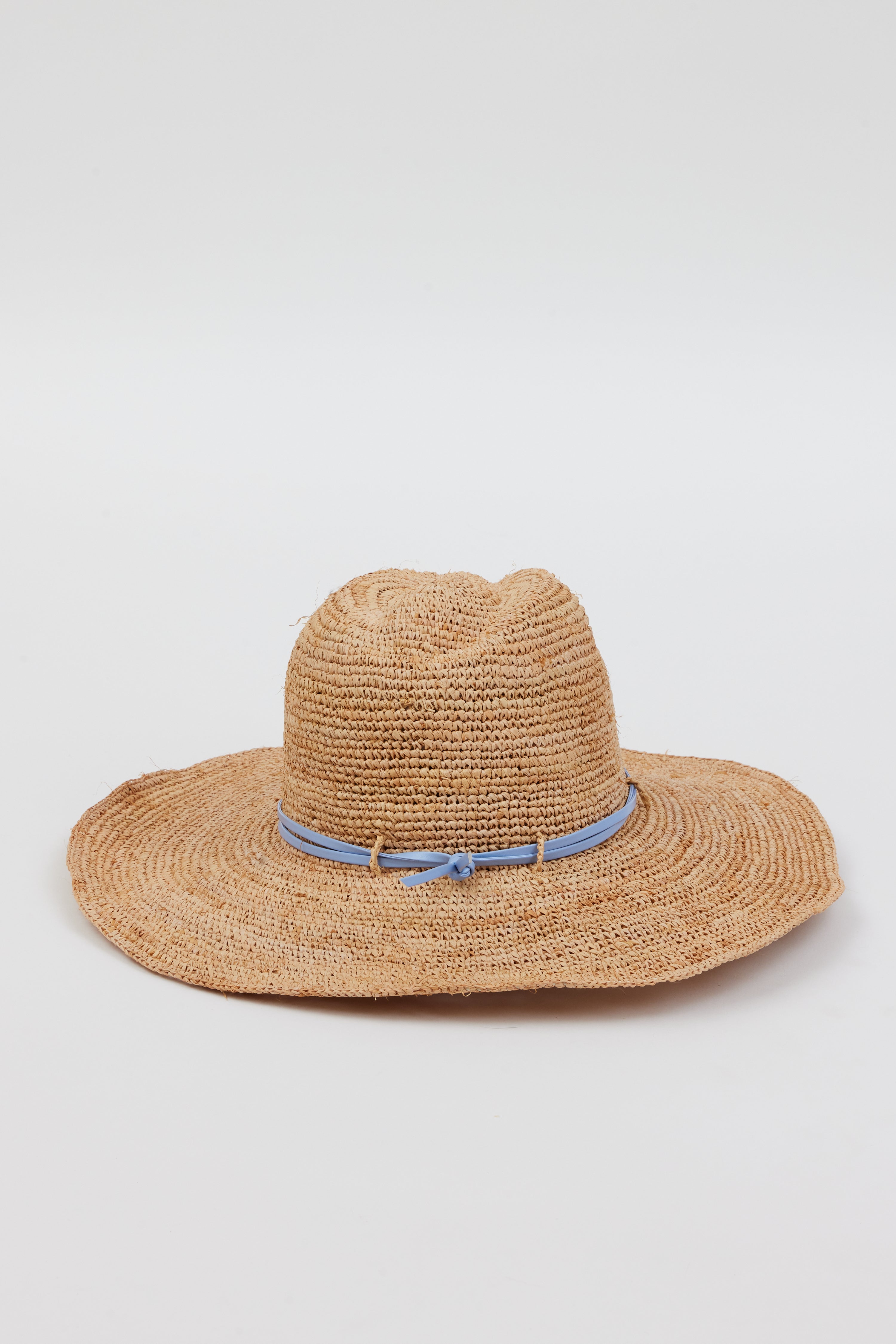 Raffia Crochet Continental- Natural