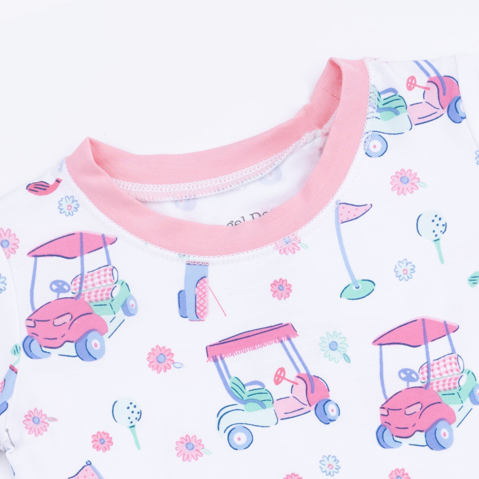 Golf Carts And Flowers - Loungewear Short Set