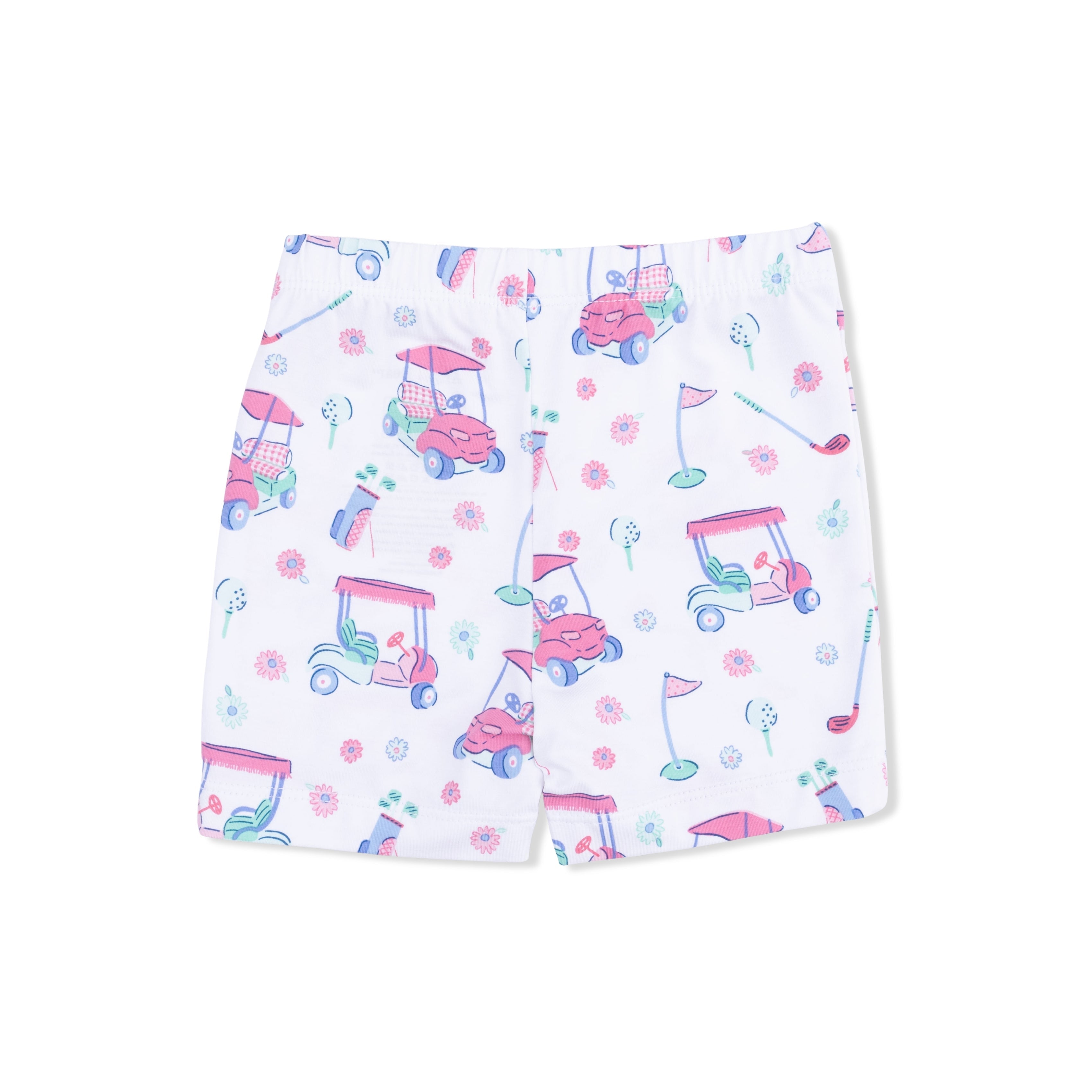 Golf Carts And Flowers - Loungewear Short Set