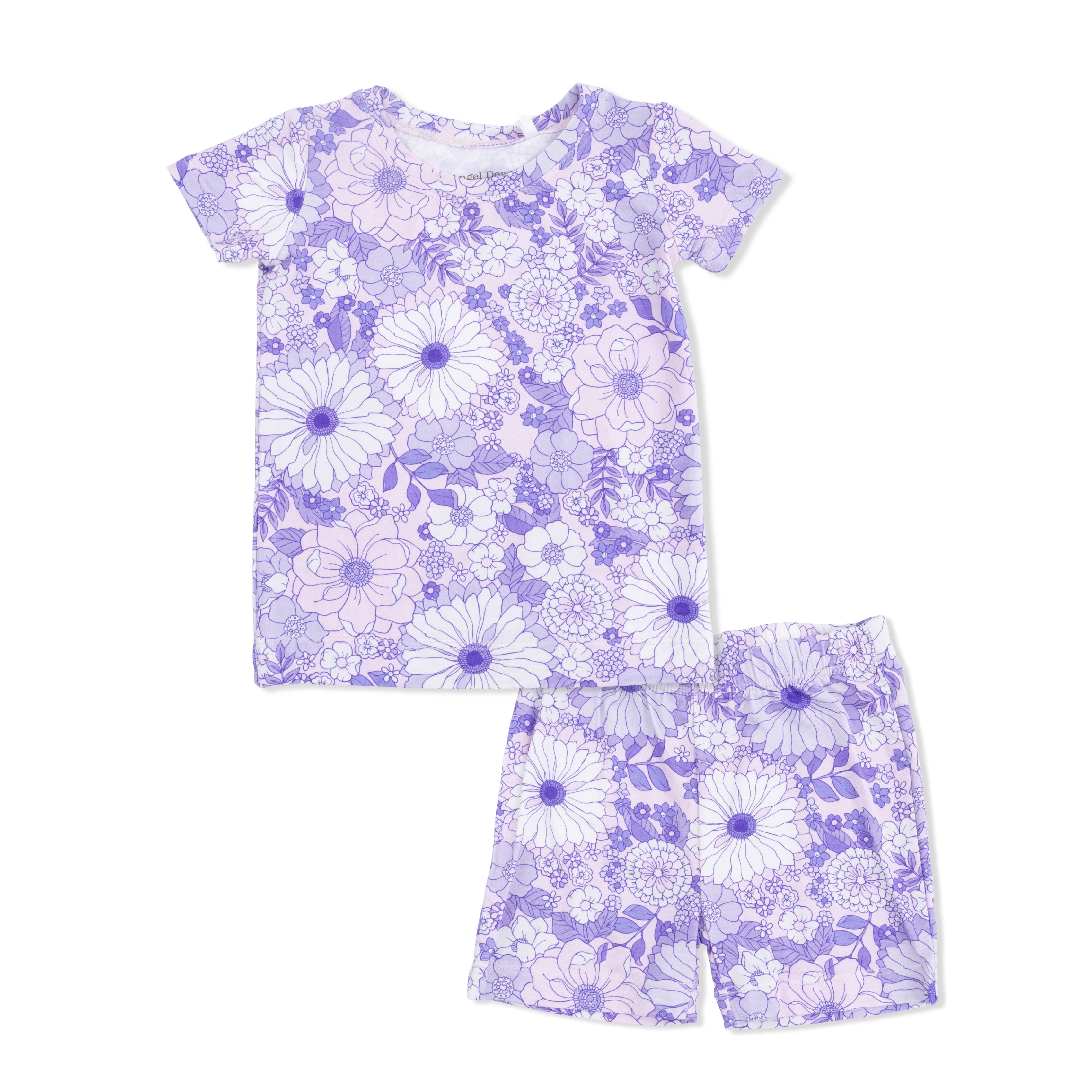 Lacy Lavender Floral - Loungewear Short Set