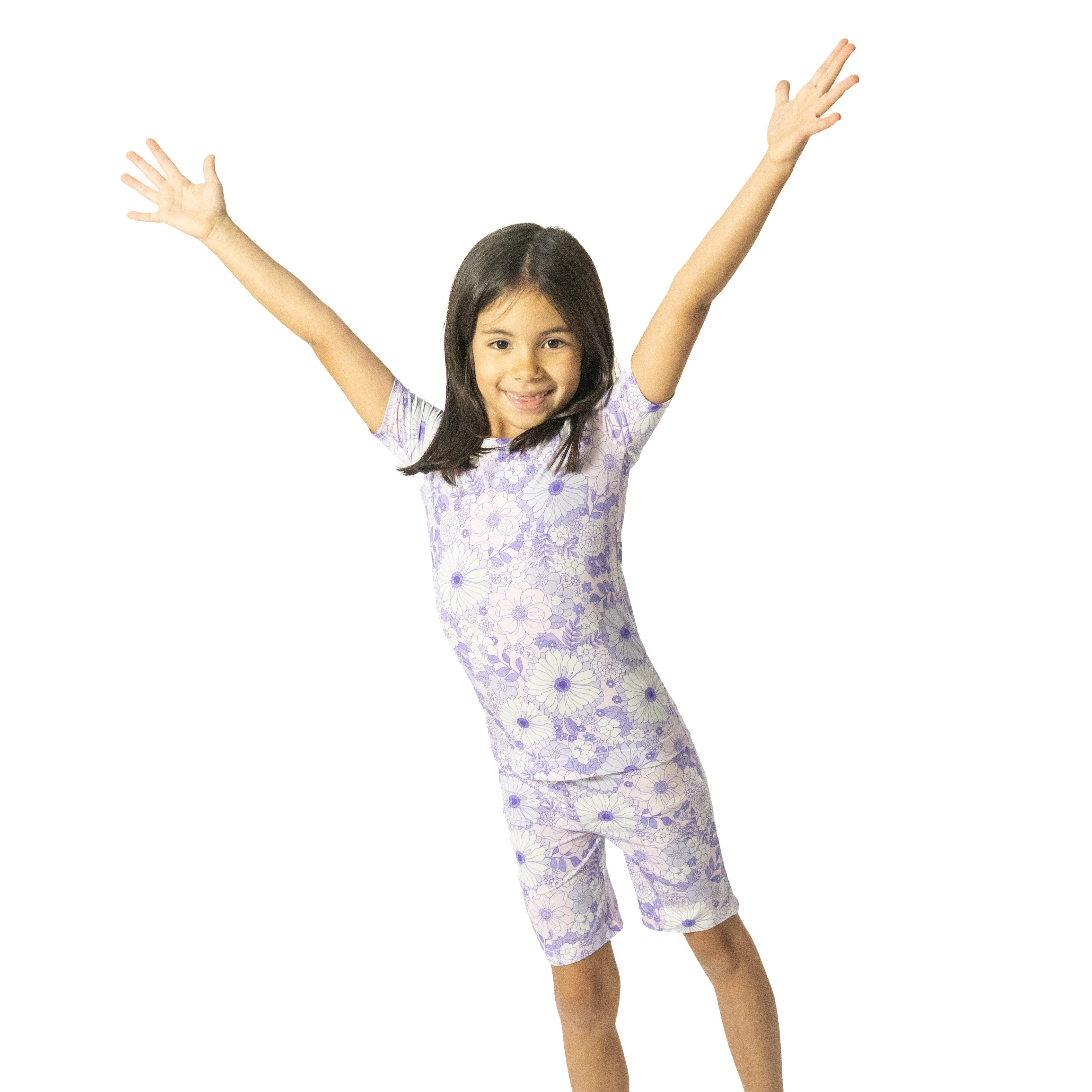 Lacy Lavender Floral - Loungewear Short Set