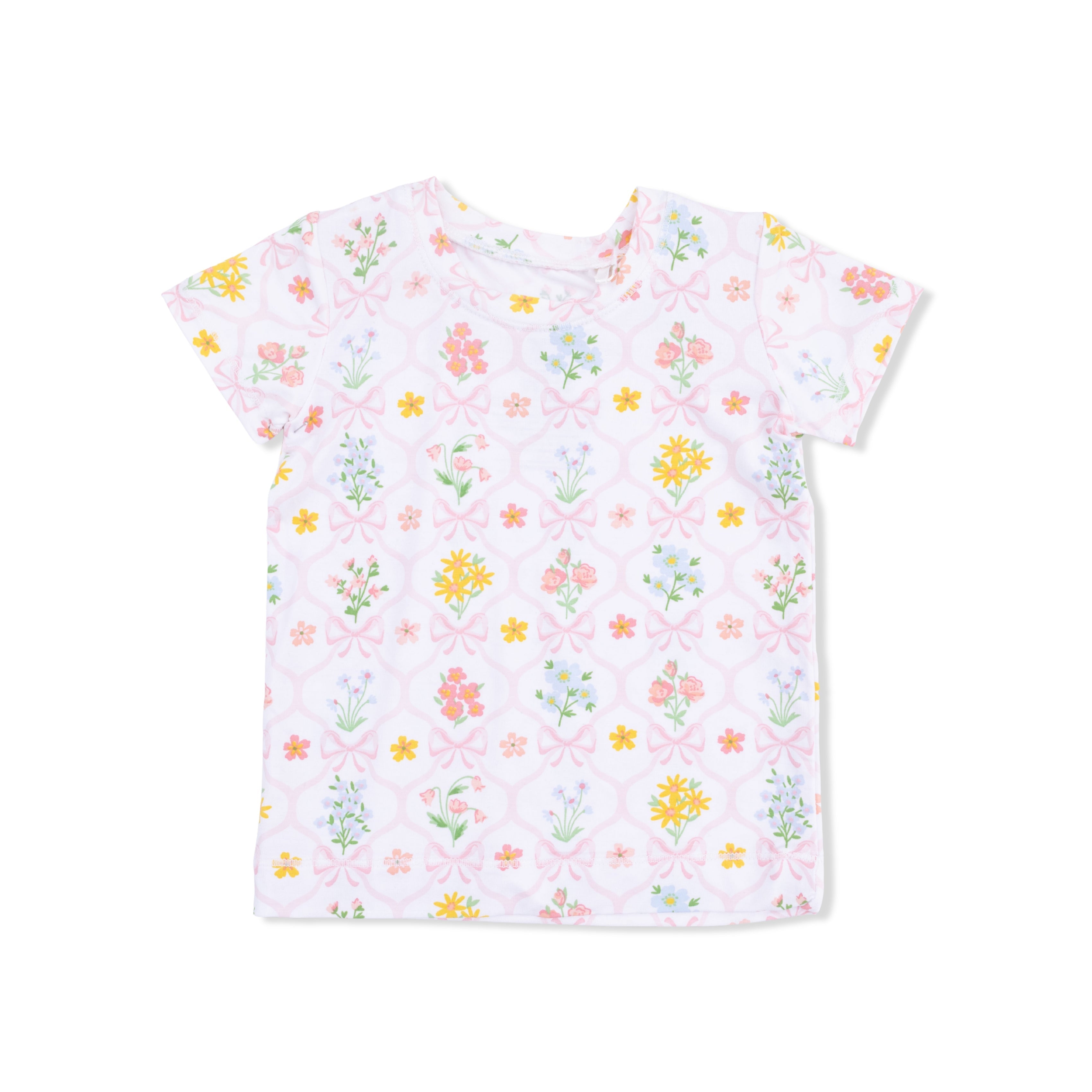 Spring Blooms Bow Trellis - Loungewear Short Set