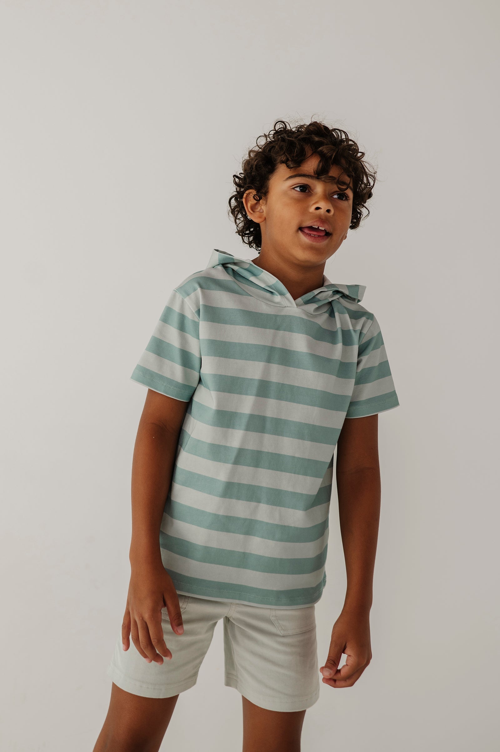 Short Sleeve Hoodie Pullover